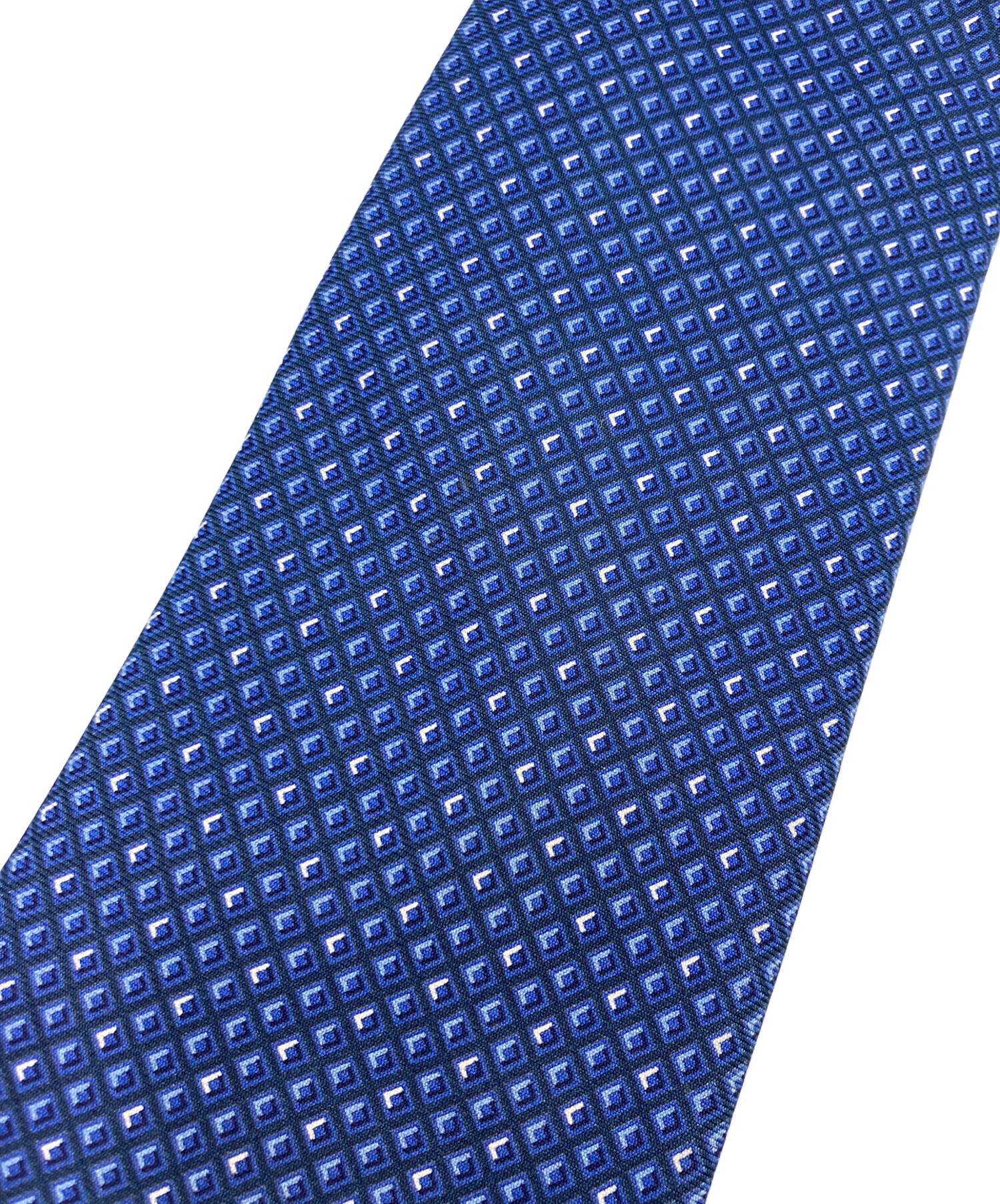 中古・古着通販】HERMES (エルメス) シルクネクタイ ブルー サイズ