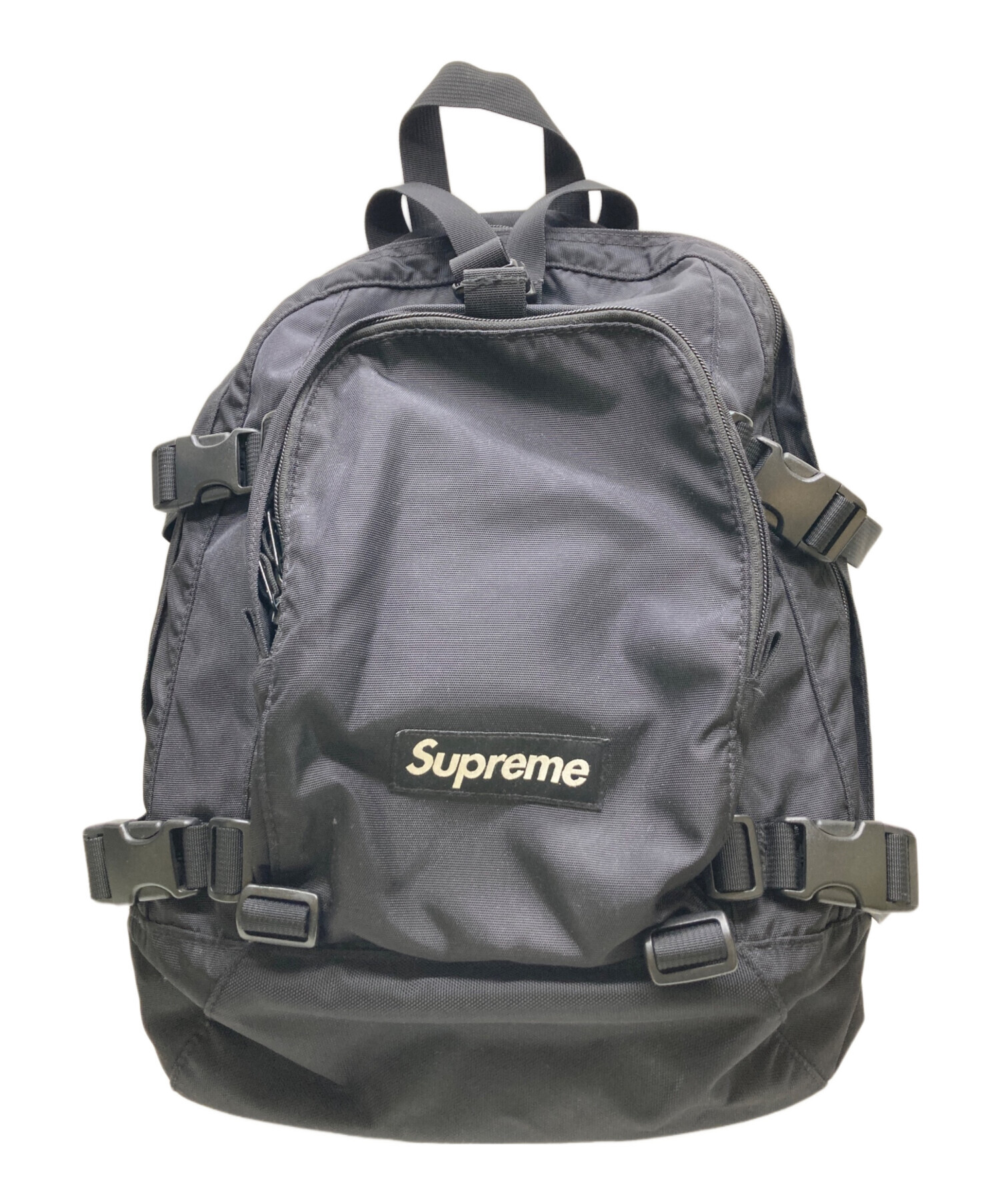 美品　supreme 19FW バックパック シュプリーム リュック 黒 美品 supreme 19FW バックパック シュプリーム リュック 黒