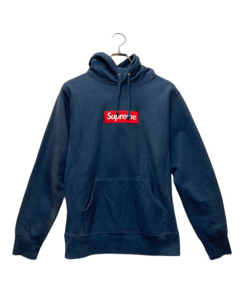Supreme Box Logo Hooded Sweatshirt ネイビー Supreme シュプリーム