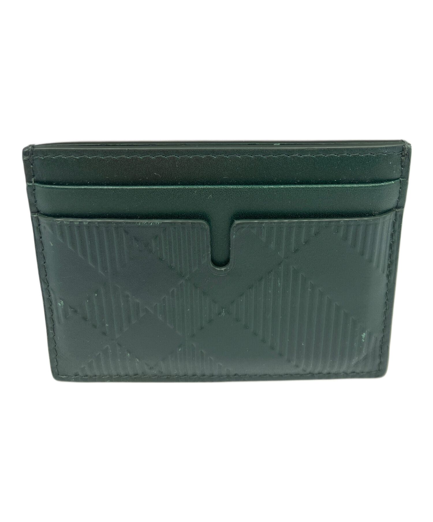 BURBERRY バーバリー 財布・ケース - 緑 【古着】【中古】 中古・古着通販】BURBERRY (バーバリー) カードケース グリーン
