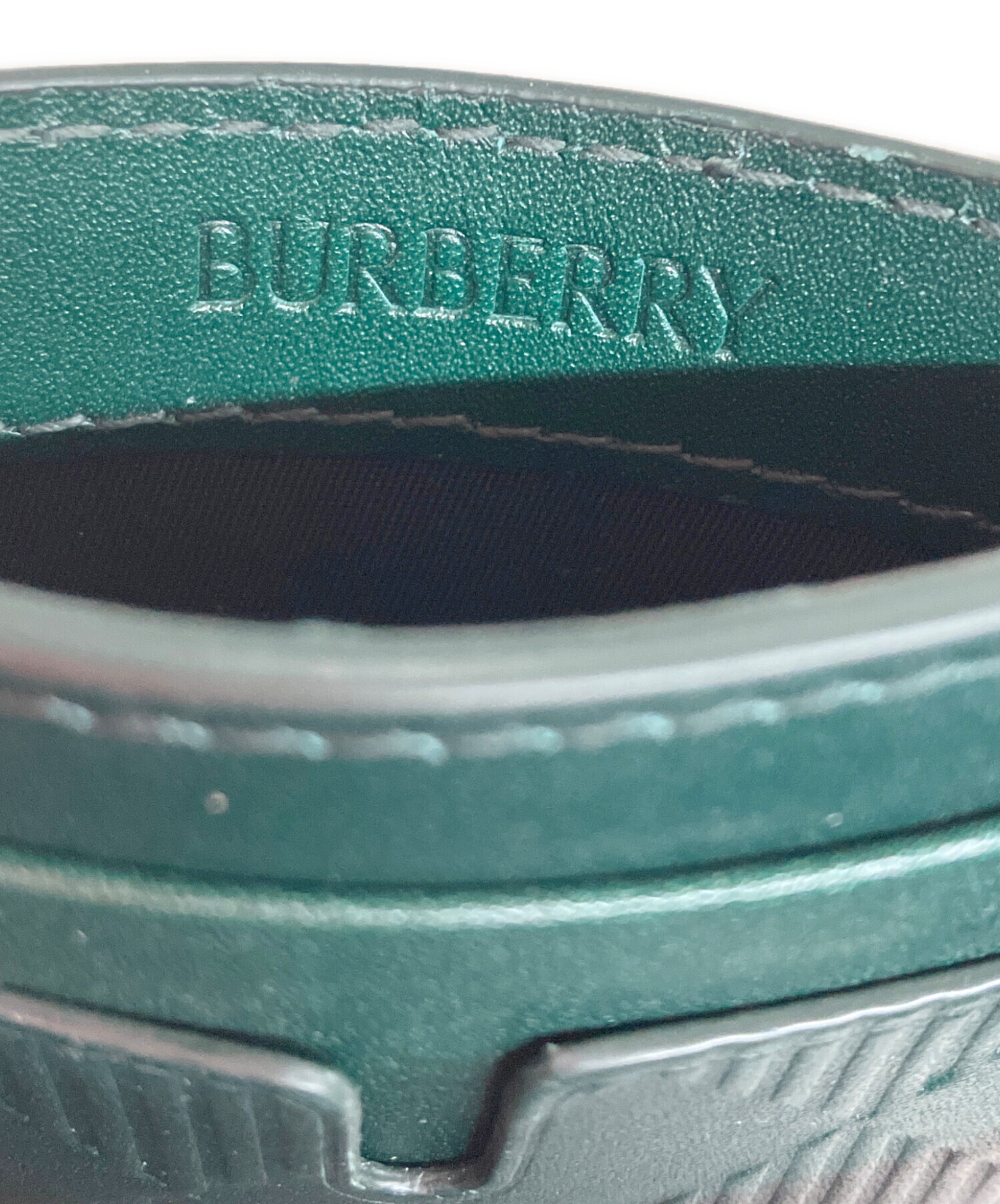BURBERRY バーバリー 財布・ケース - 緑 【古着】【中古】 中古・古着通販】BURBERRY (バーバリー) カードケース グリーン