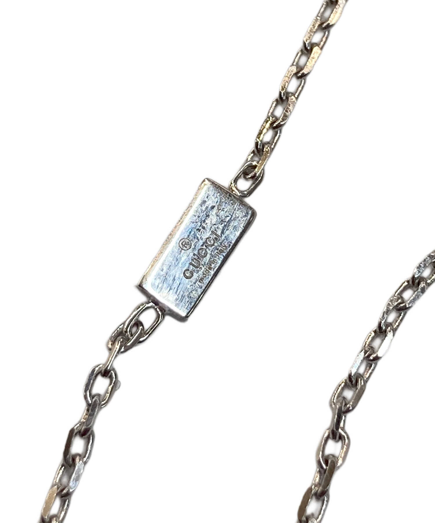 中古・古着通販】GUCCI (グッチ) Gロゴブルートパーズキューブ