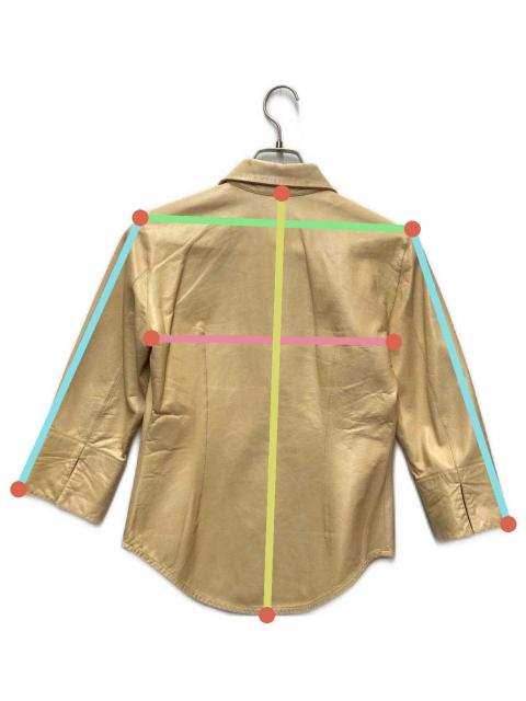 中古・古着通販】BURBERRY LONDON (バーバリーロンドン) レザーシャツ