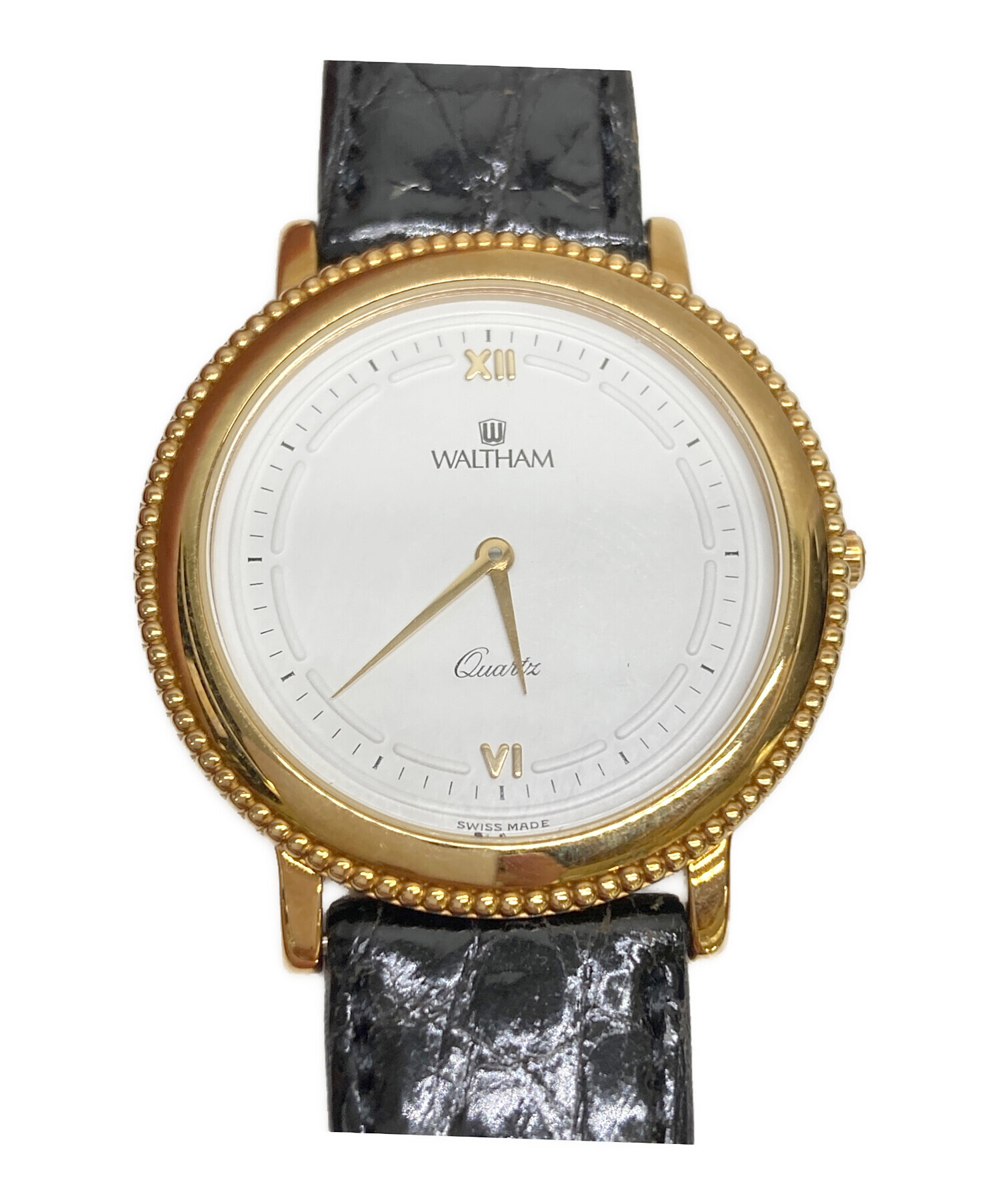 中古・古着通販】WALTHAM (ウオルサム) 腕時計 クオーツ ホワイト 