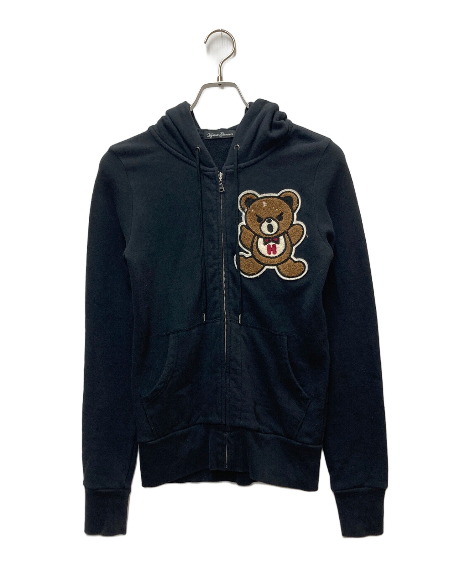 最終値下げ‼️HYSTERIC GLAMOUR フルジップパーカー Mサイズ HYSTERIC GLAMOUR フルジップ パーカー ヒスガール グレー 中古・古着