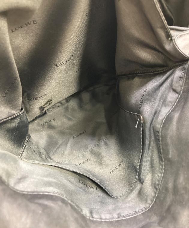 中古・古着通販】LOEWE (ロエベ) 巾着ショルダーバッグ ブラック