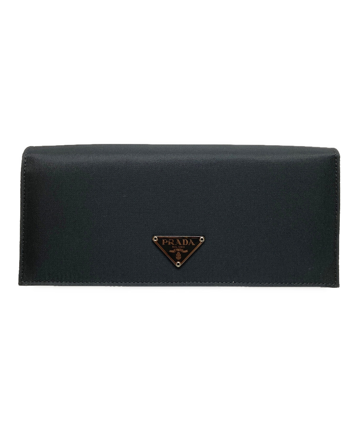 プラダ ナイロン財布 セール価格☆PRADA ナイロンxサフィアーノ 二つ折り財布 1MV204 (PRADA
