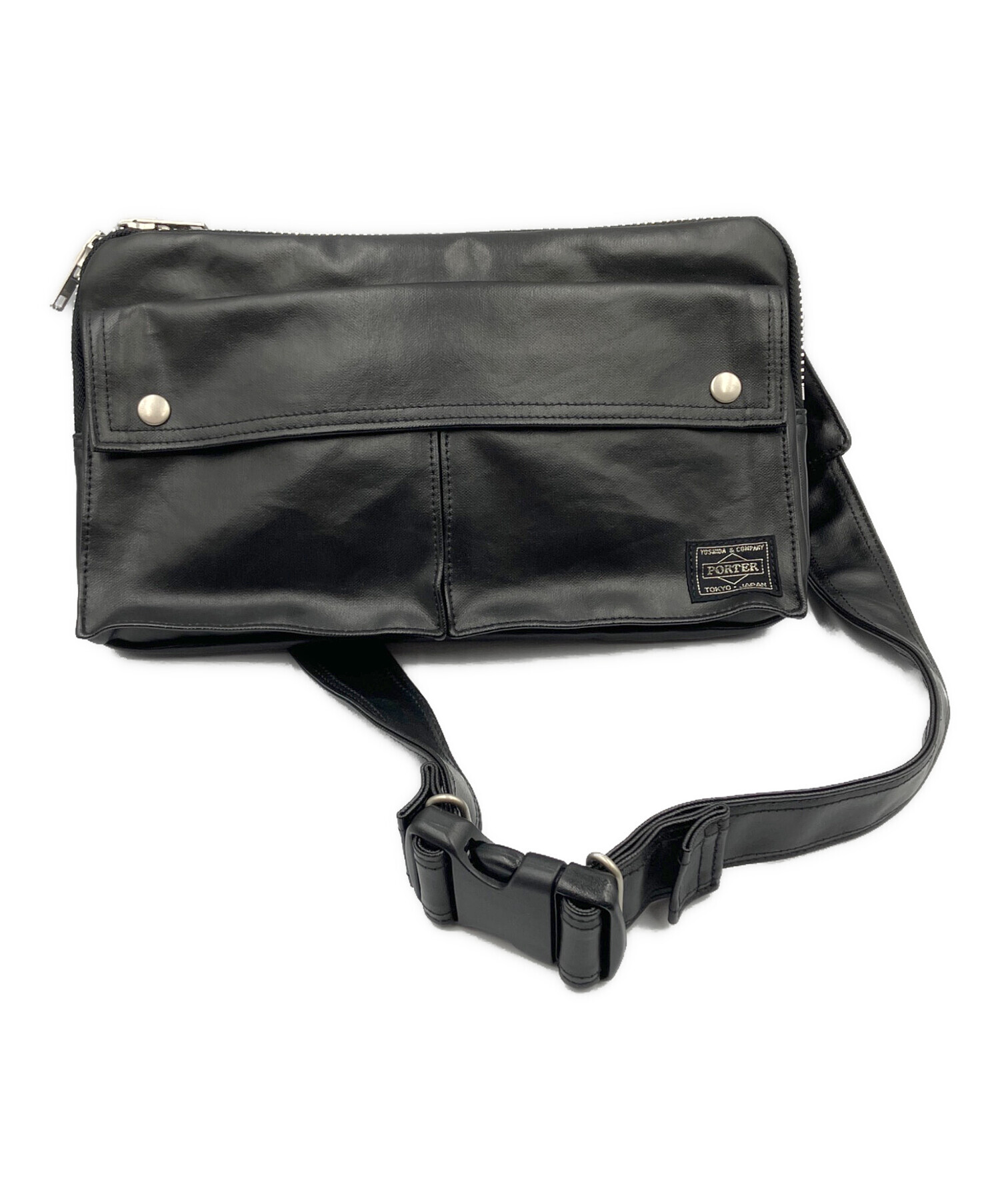 中古・古着通販PORTER (ポーター) ボディーバッグ ブラック
