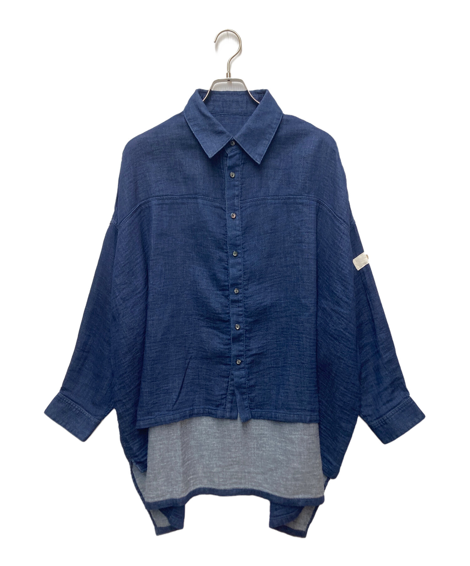 中古・古着通販】青木被服 (アオキヒフク) シャツ ネイビー サイズ:M 