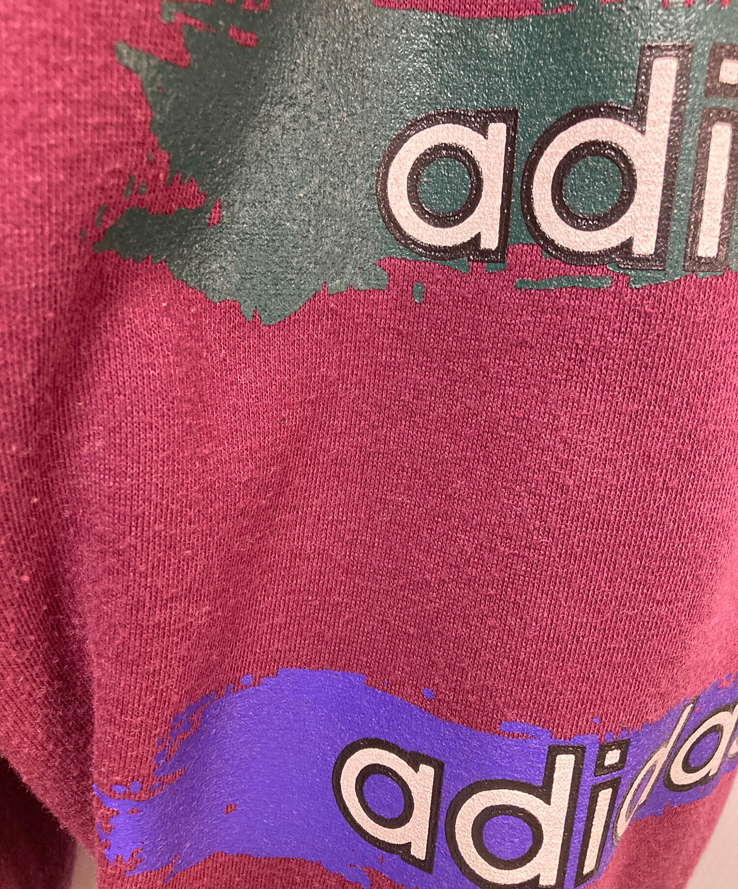 中古・古着通販】adidas (アディダス) 裏ボアジップパーカー パープル 