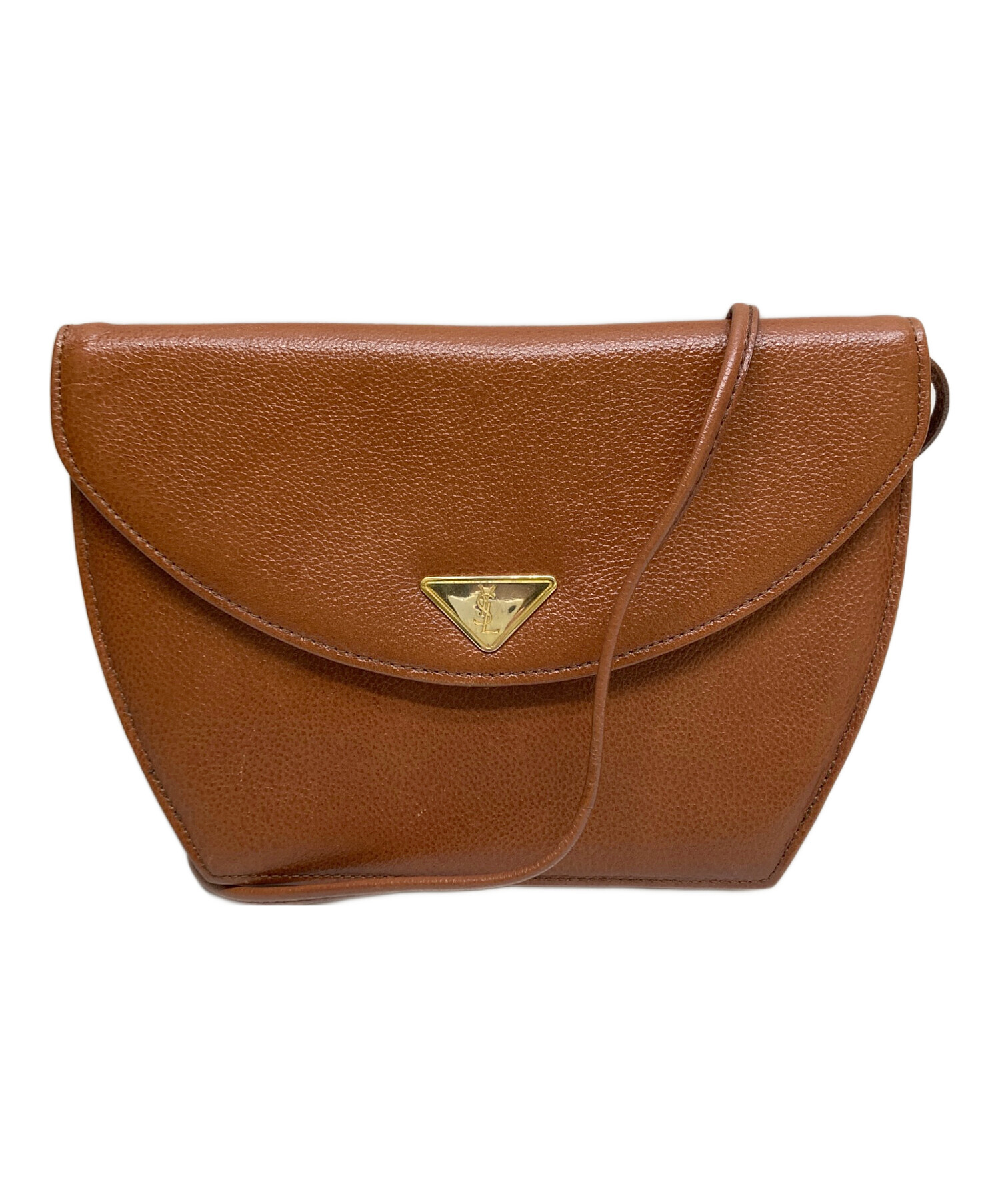 希少 YVES SAINT LAURENT ショルダーバッグ 茶 ブラウン系 中古・古着通販】Yves Saint Laurent (イヴサンローラン