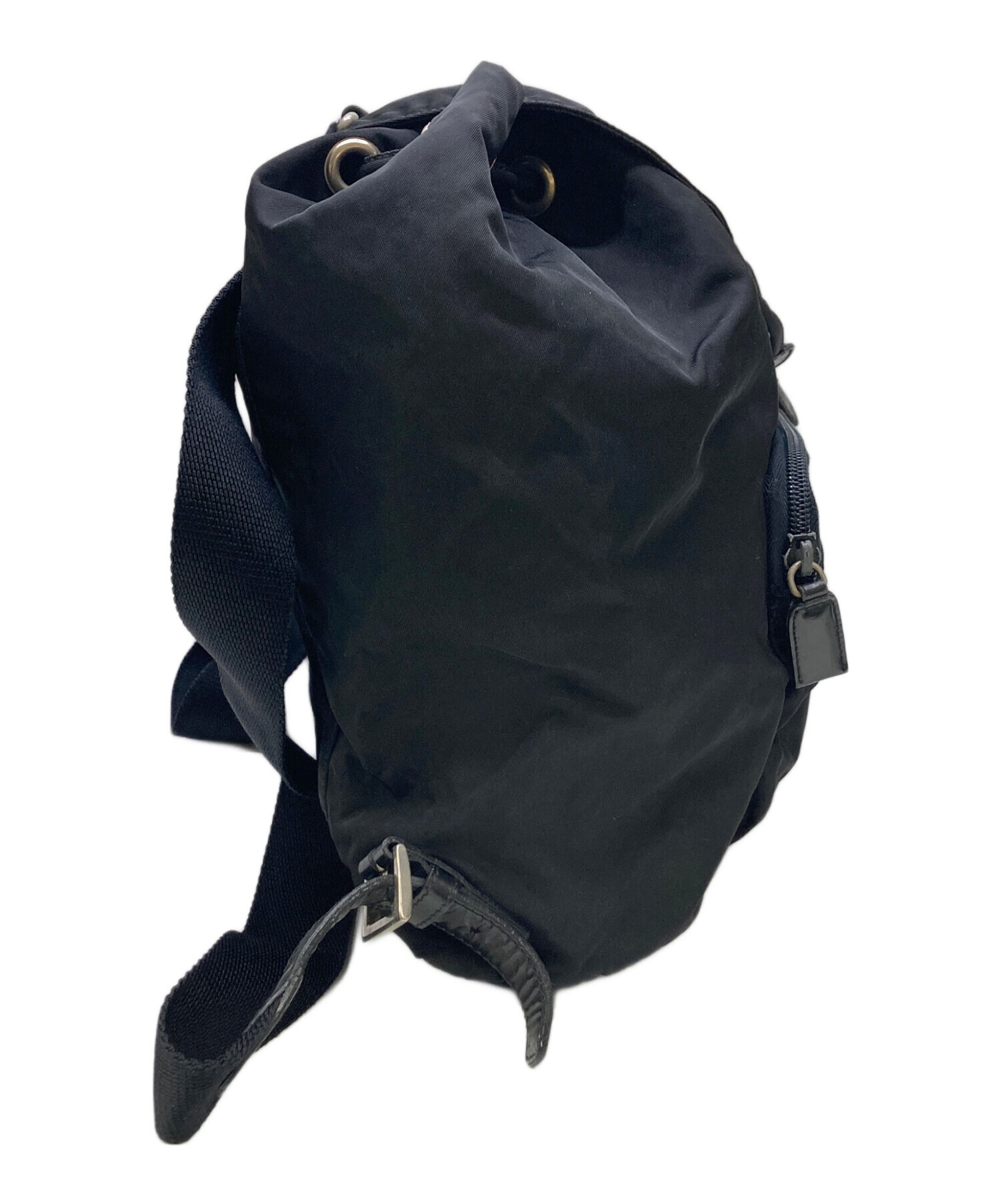 中古・古着通販】PRADA (プラダ) ナイロンリュック ブラック｜ブランド