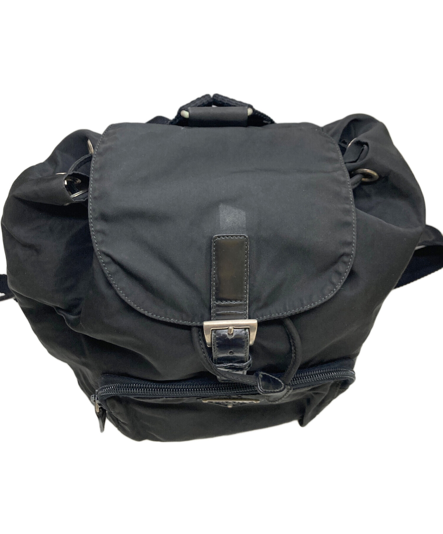 中古・古着通販】PRADA (プラダ) ナイロンリュック ブラック｜ブランド 