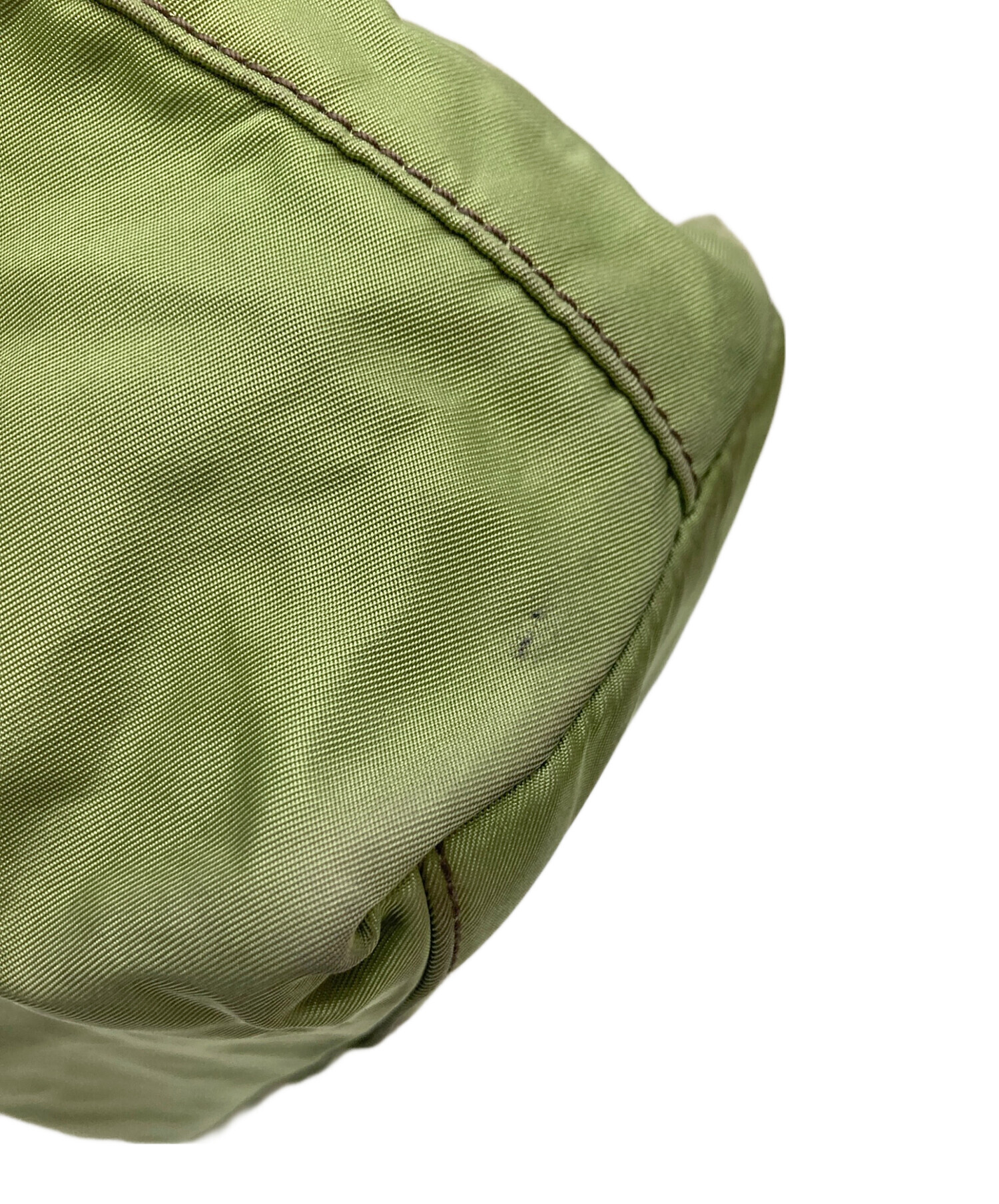 中古・古着通販】PRADA (プラダ) ナイロンハンドバッグ グリーン