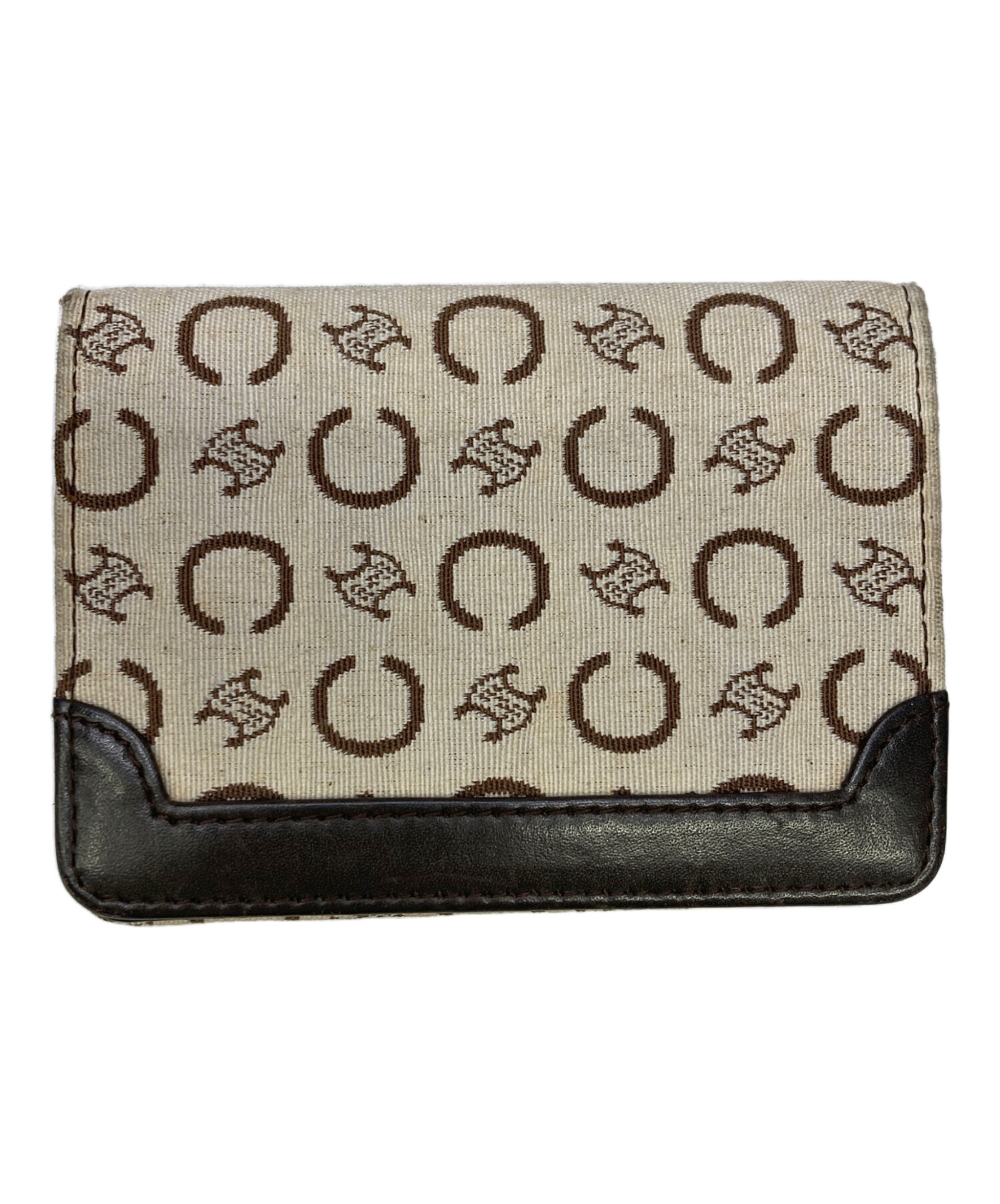 中古・古着通販】CELINE (セリーヌ) カードケース Cマカダム ベージュ 