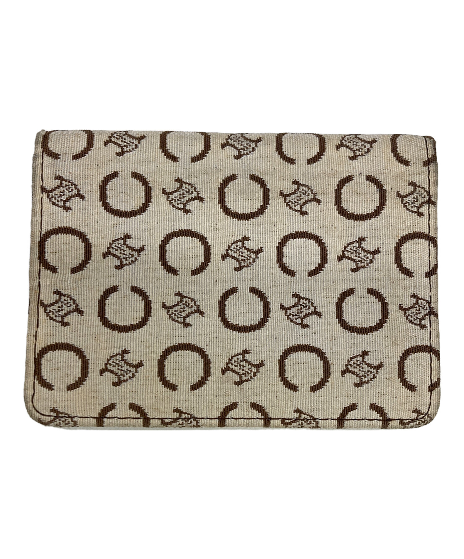 中古・古着通販】CELINE (セリーヌ) カードケース Cマカダム ベージュ 