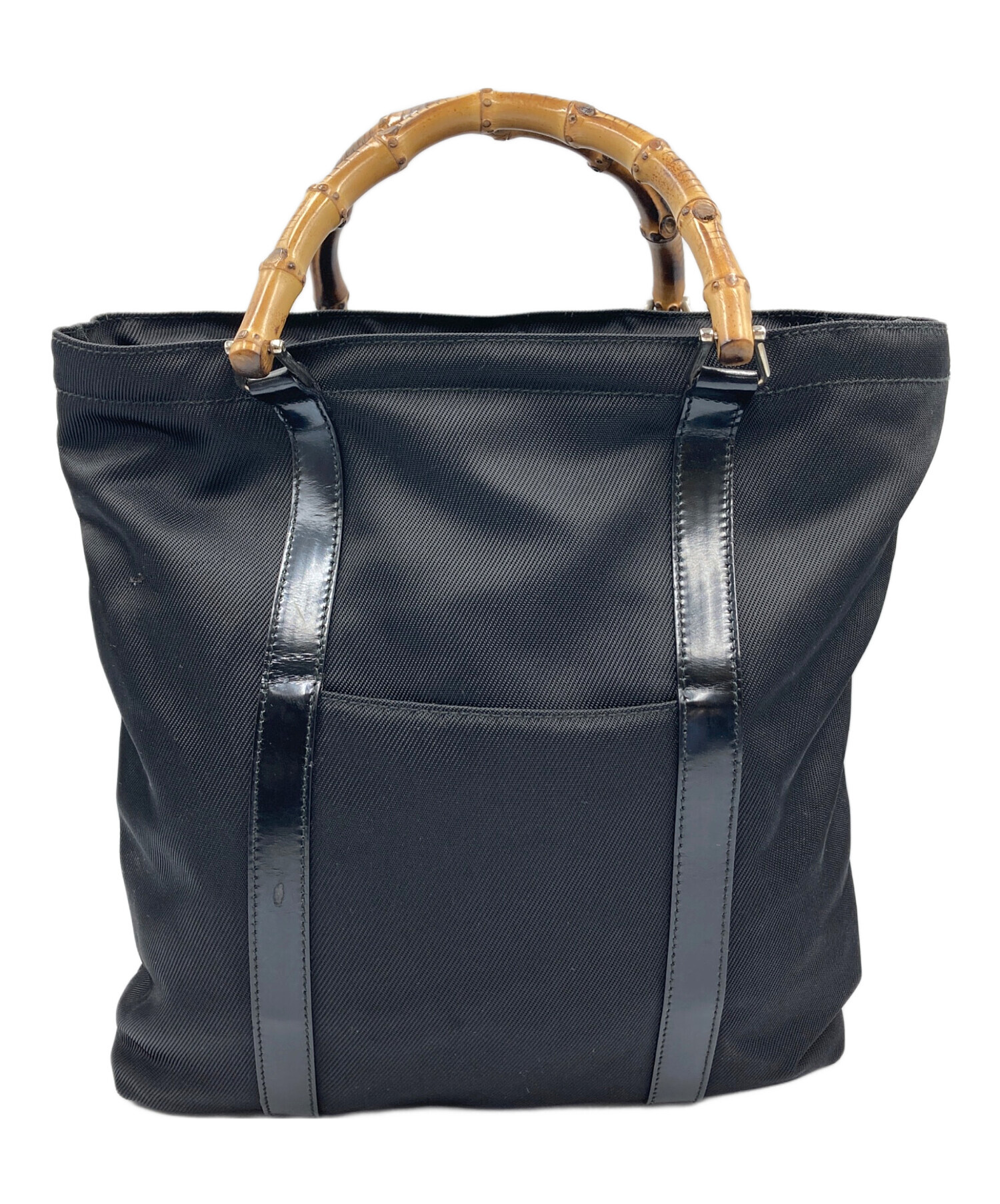中古・古着通販】GUCCI (グッチ) バンブーハンドルナイロン