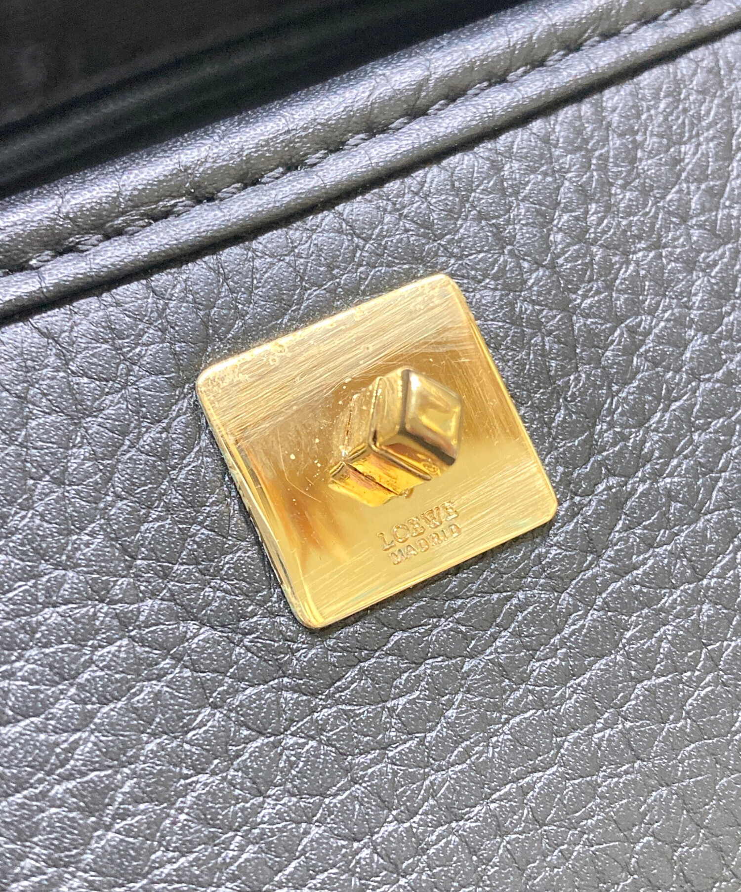 中古・古着通販】LOEWE (ロエベ) 2WAYバッグ アラモ28 ブラック