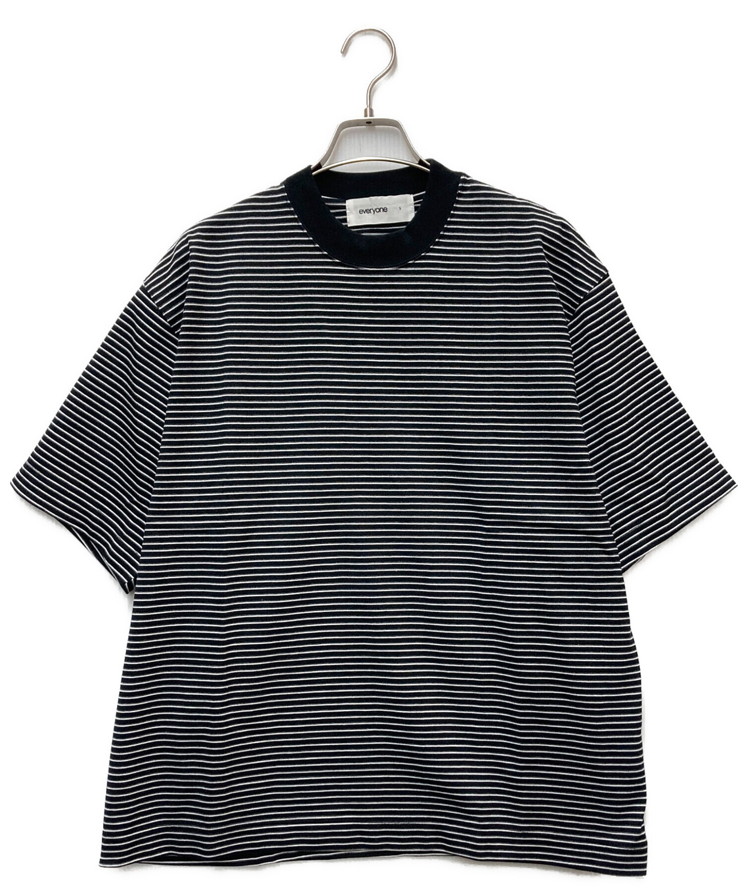 中古・古着通販】everyone (エブリワン) border short sleeve tee