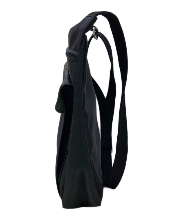 中古・古着通販】LONGCHAMP (ロンシャン) レザーフラップナイロン