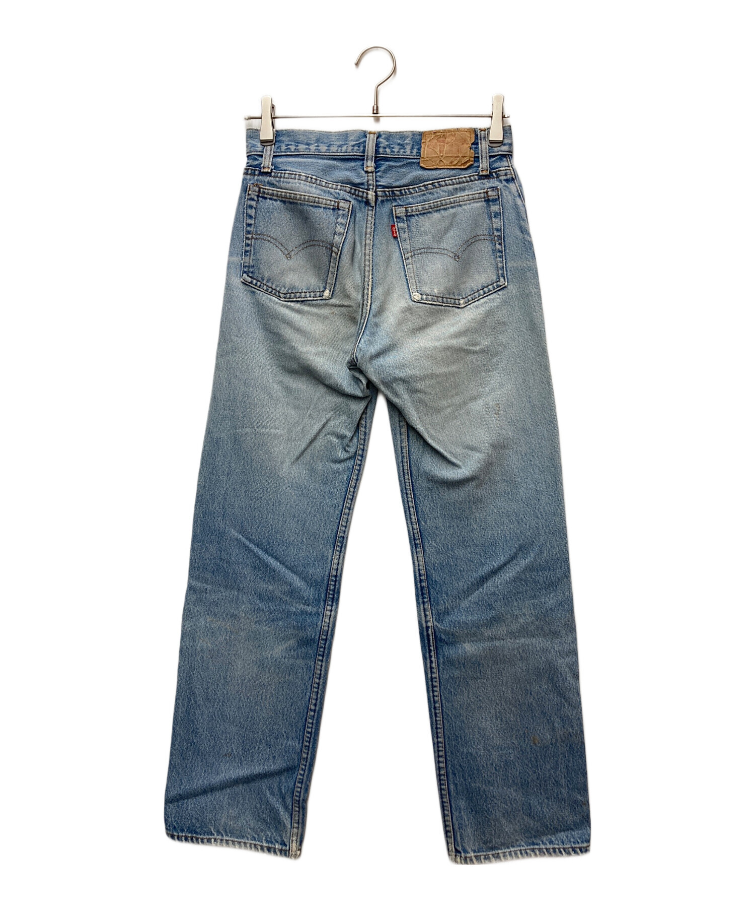 中古・古着通販】LEVI'S (リーバイス) ダメージデニムパンツ ブルー