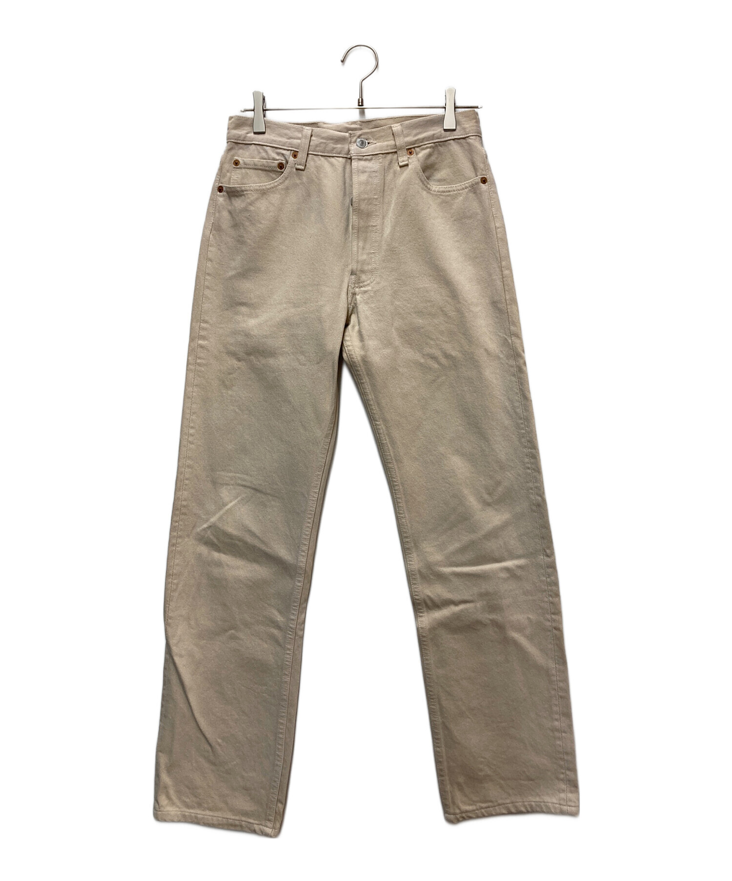 中古・古着通販】LEVI'S (リーバイス) 501カラーデニム ベージュ