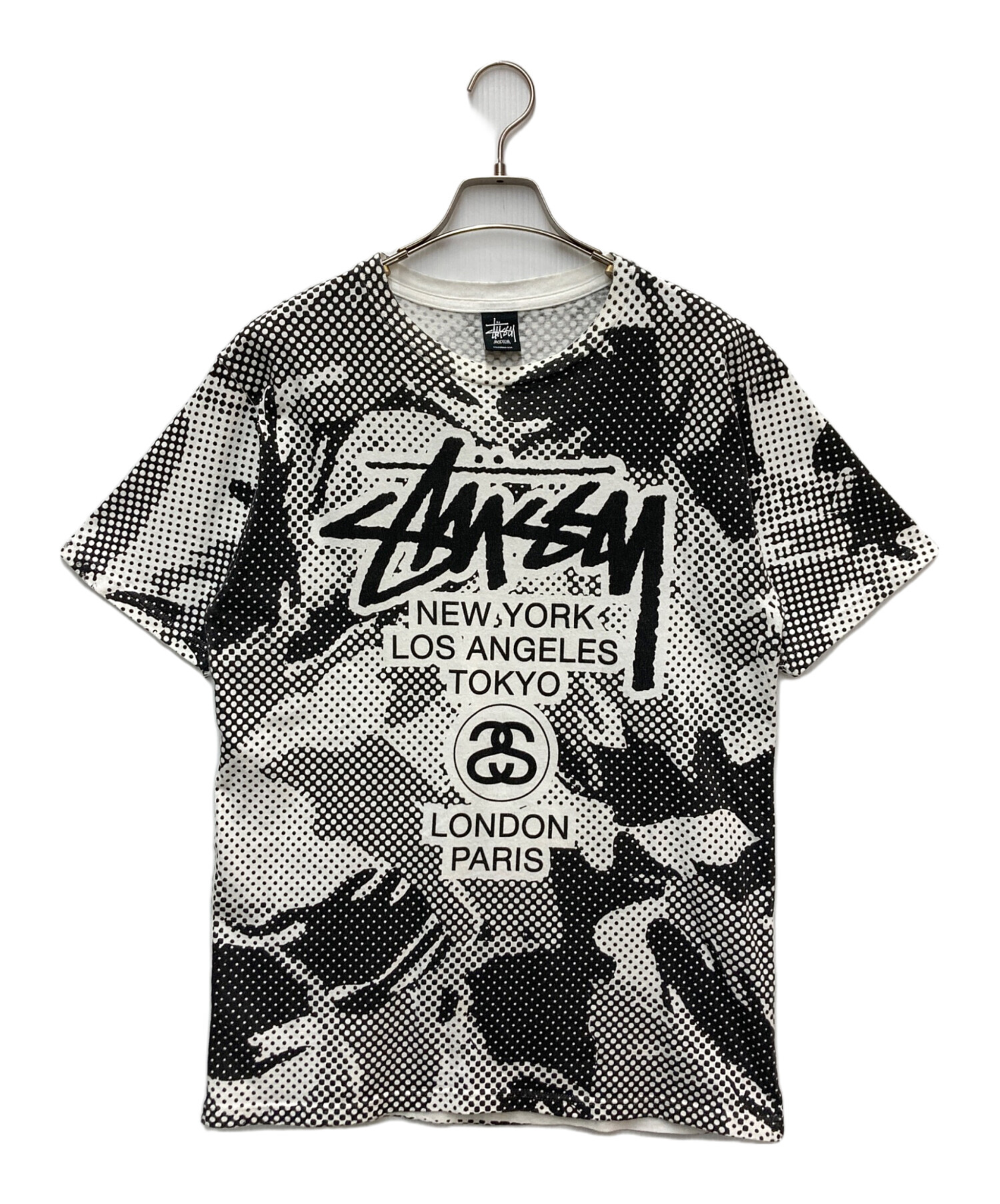 中古・古着通販】stussy (ステューシー) WORLD TOUR TEE ホワイト 