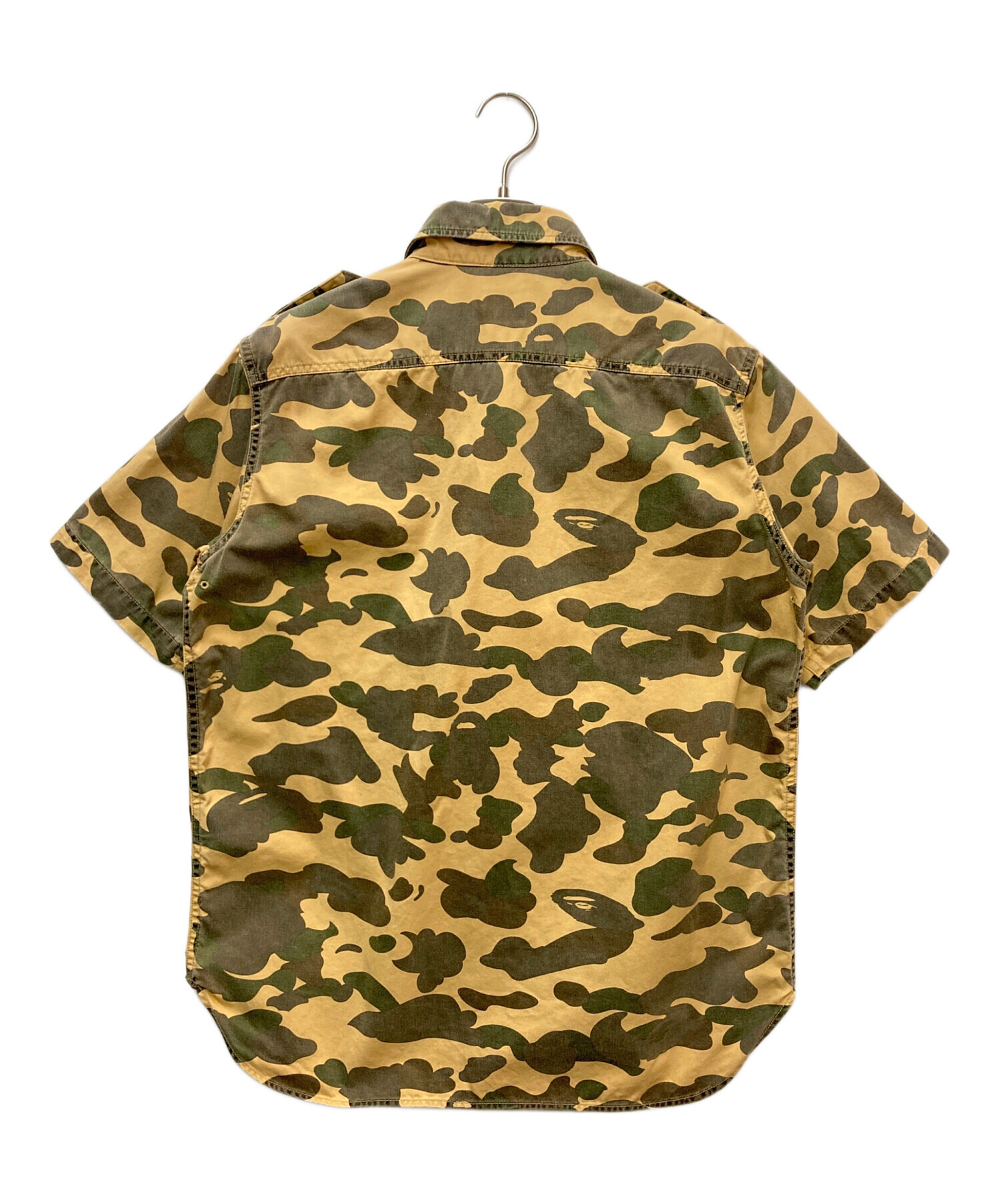 A BATHING APE＊初期90'〜00' ミリタリー半袖シャツ サイズL 【公式通販】