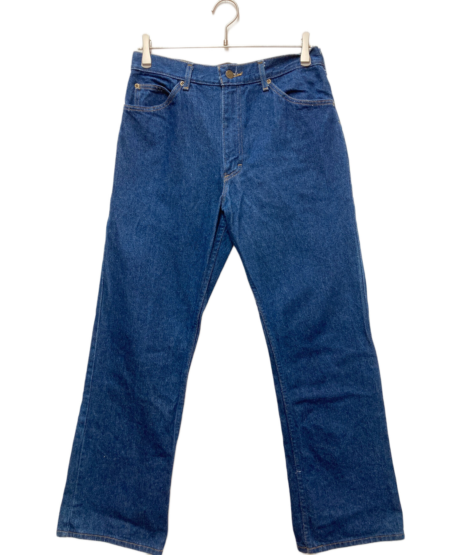 最終値下げ 70s-80s Vintage Lee 202W33L30 USA製 中古・古着通販】LEE (リー) 202デニムパンツ ブルー サイズ:W33×L30