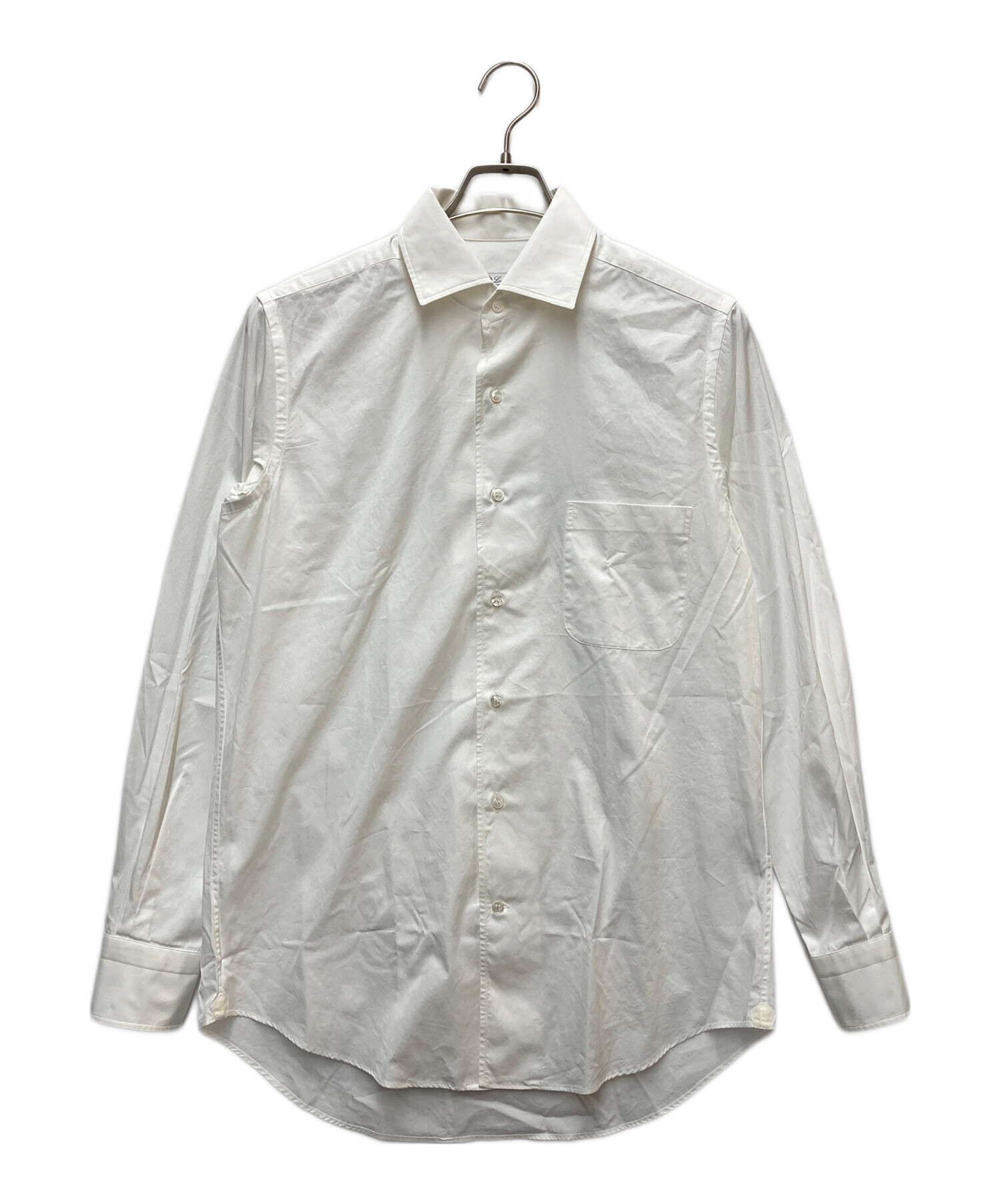 中古・古着通販】LORO PIANA (ロロピアーナ) 長袖シャツ ホワイト 