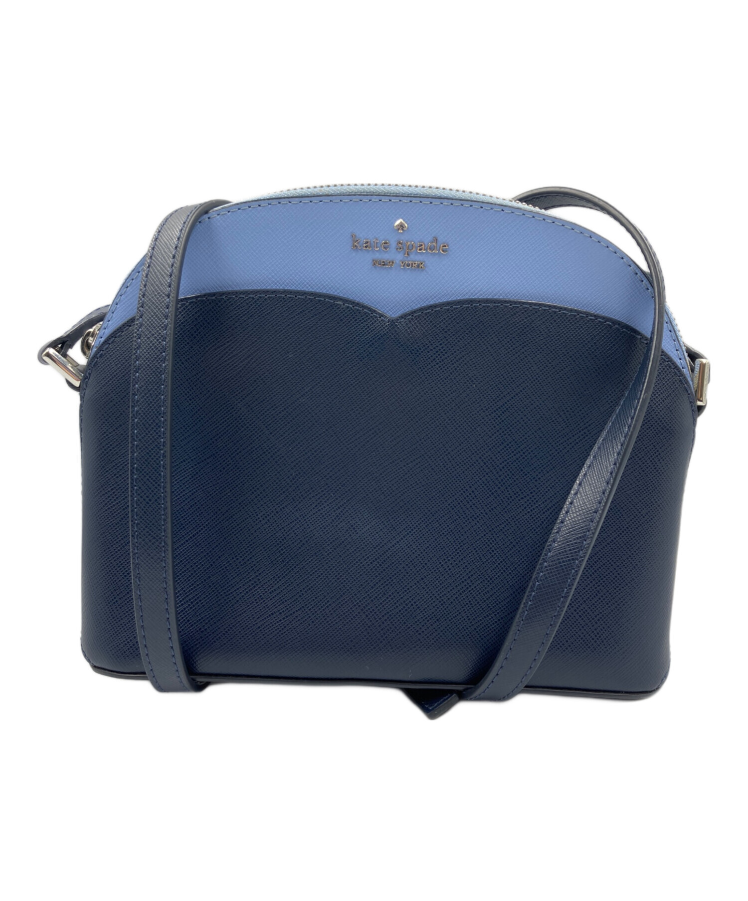 ケイトスペード 2way リボンビジュー ショルダーバッグ 紺ネイビー 中古・古着通販】Kate Spade (ケイトスペード) 2WAYバッグ ブルー