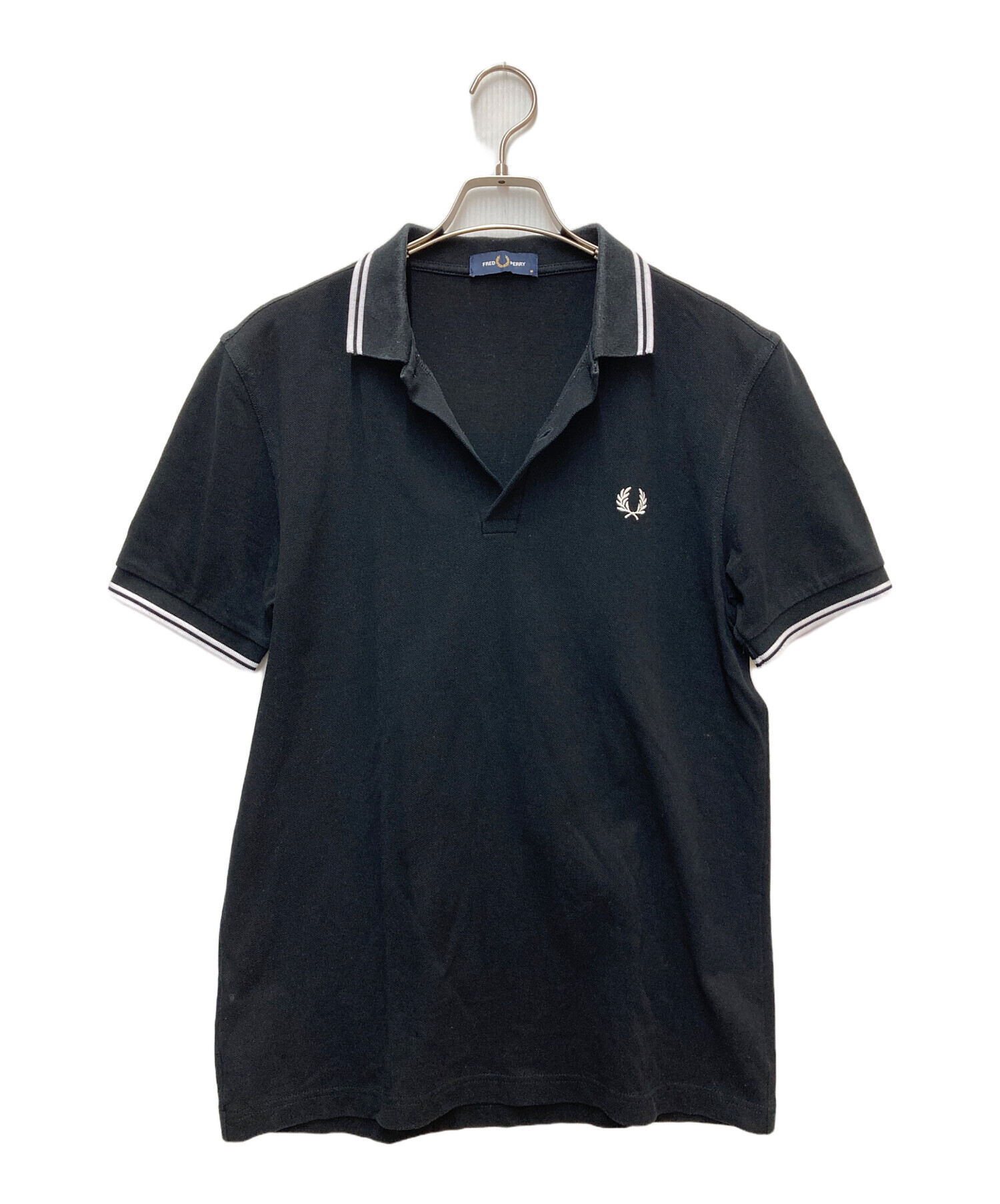 中古・古着通販】FRED PERRY (フレッドペリー) ポロシャツ ブラック 