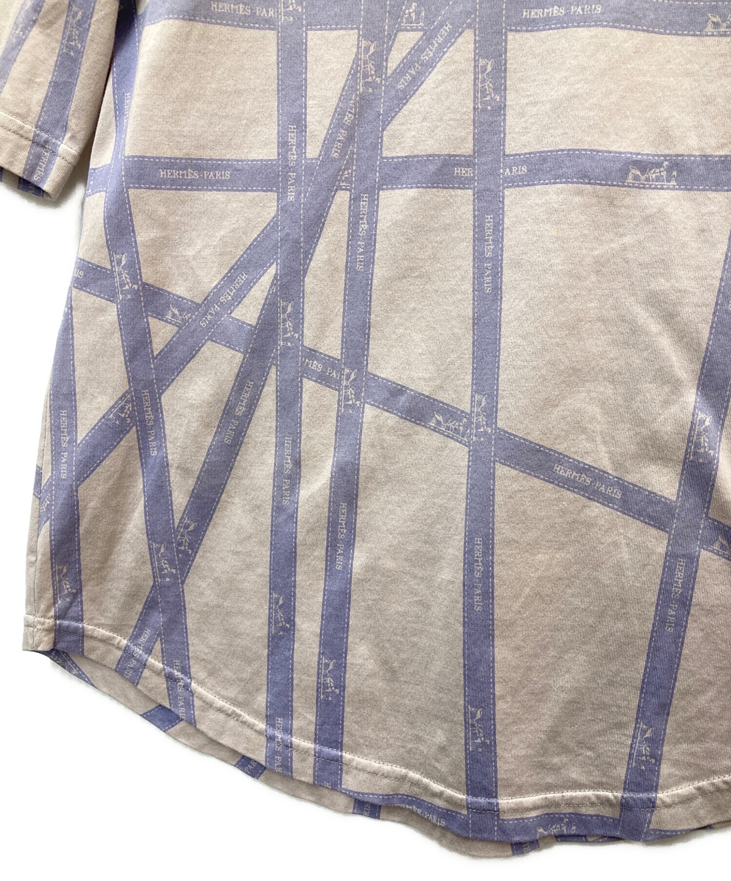 中古・古着通販】HERMES (エルメス) Tシャツ ボルデュッククロップド 