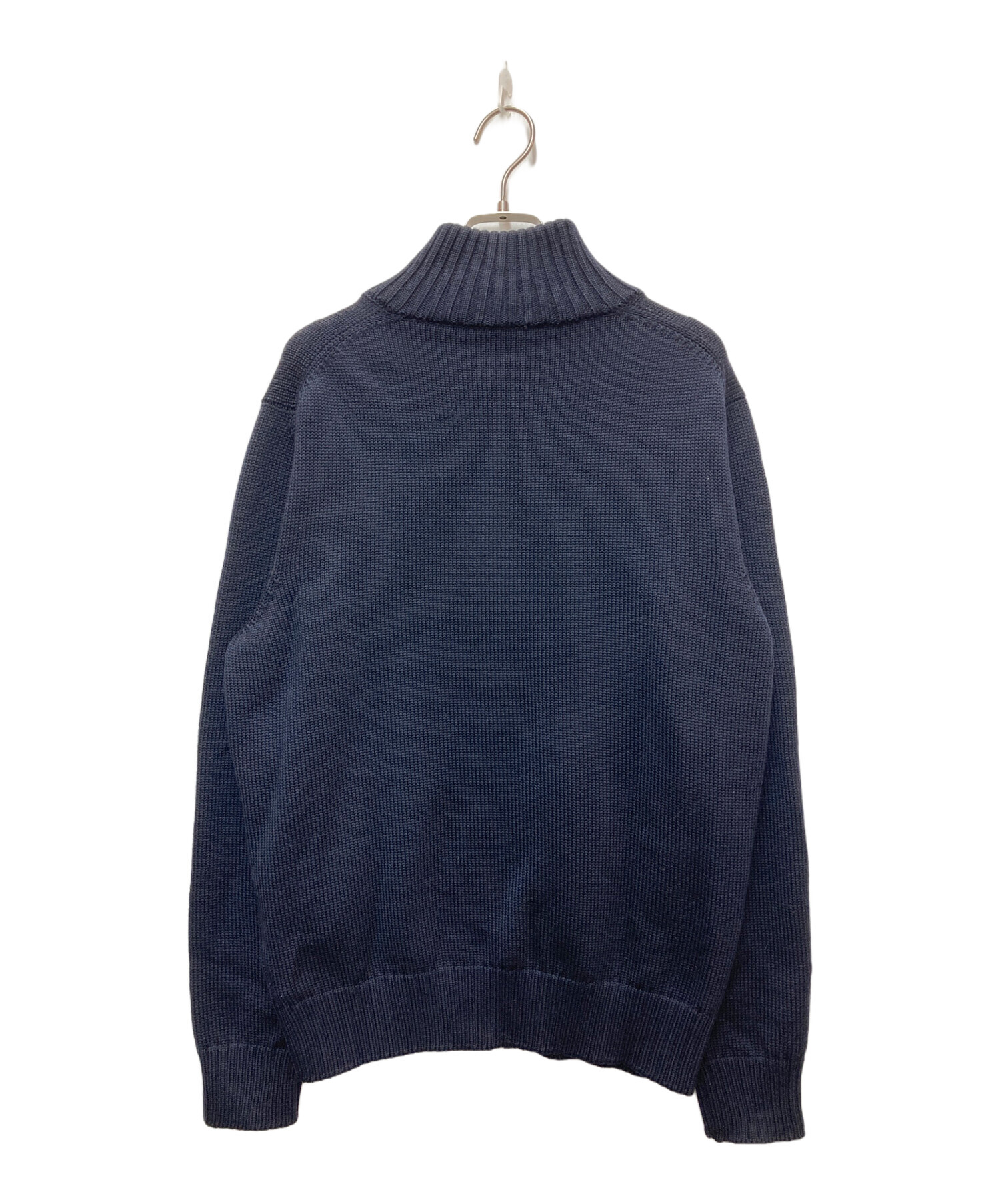 中古・古着通販】Zanone (ザノーネ) ニットジャケット ネイビー サイズ 