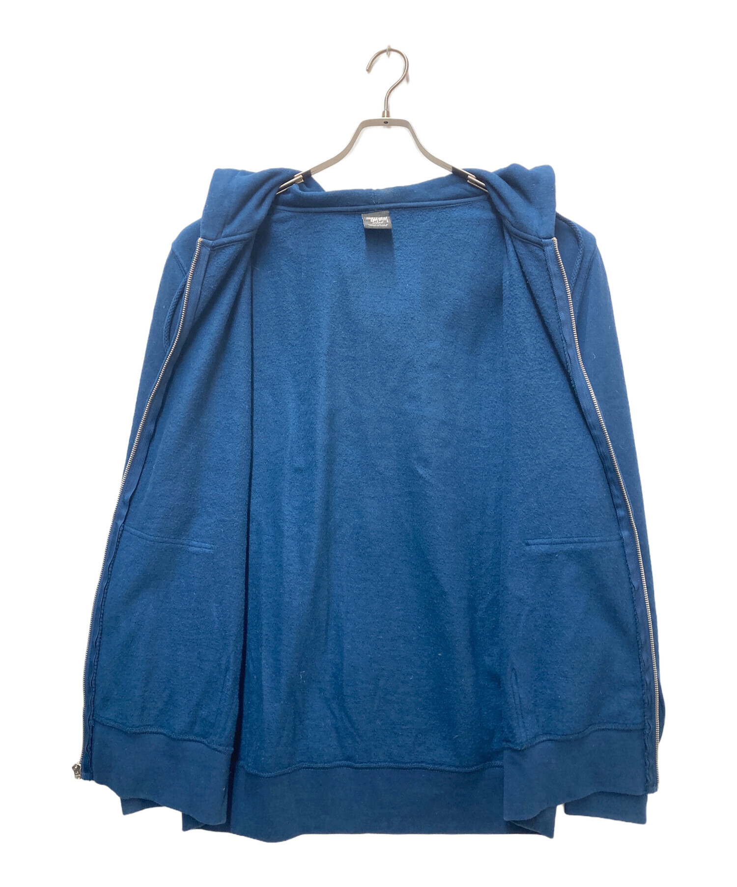 中古・古着通販】stussy (ステューシー) ジップパーカー ネイビー