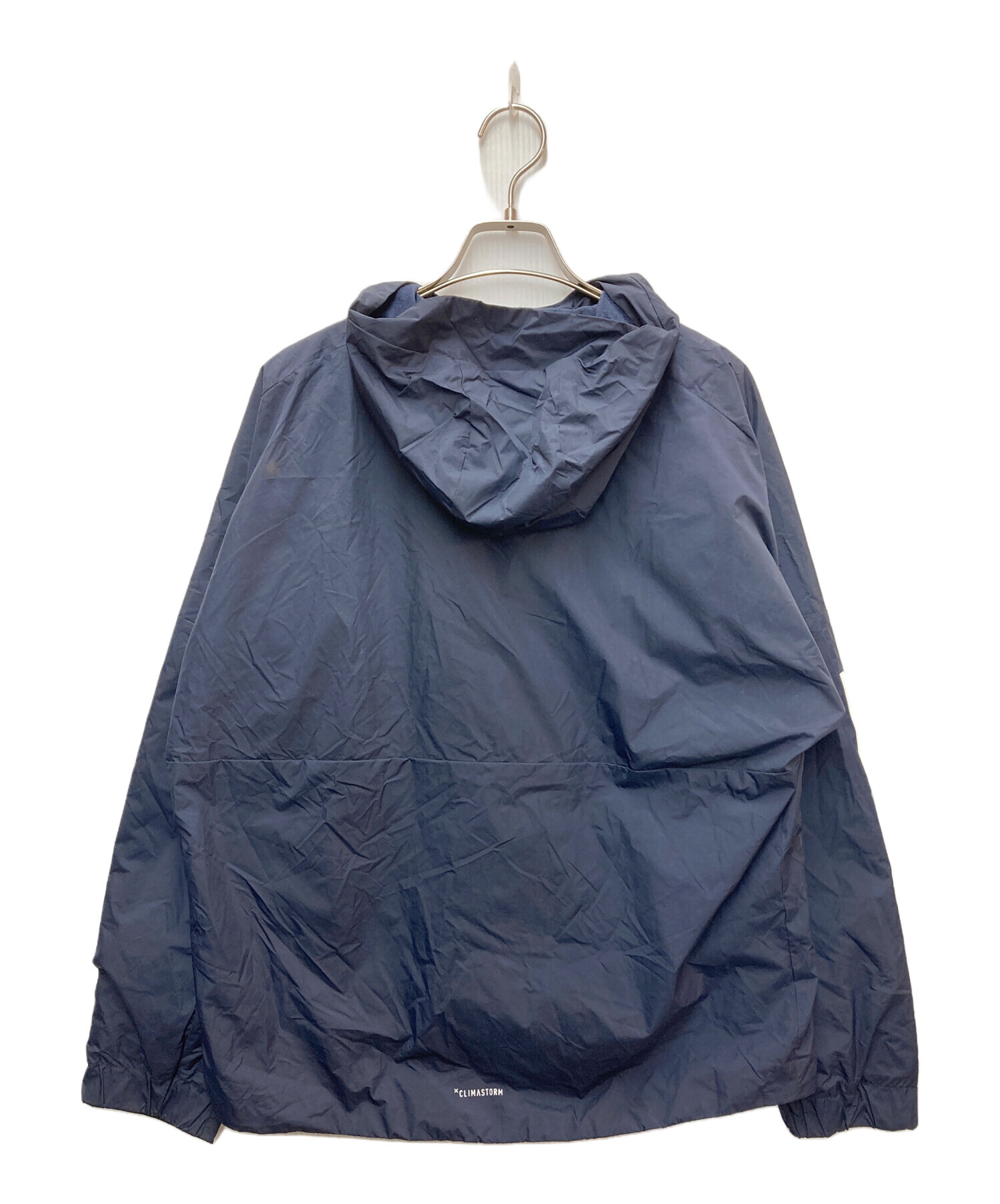 中古・古着通販】adidas (アディダス) ウインドブレーカー ネイビー 
