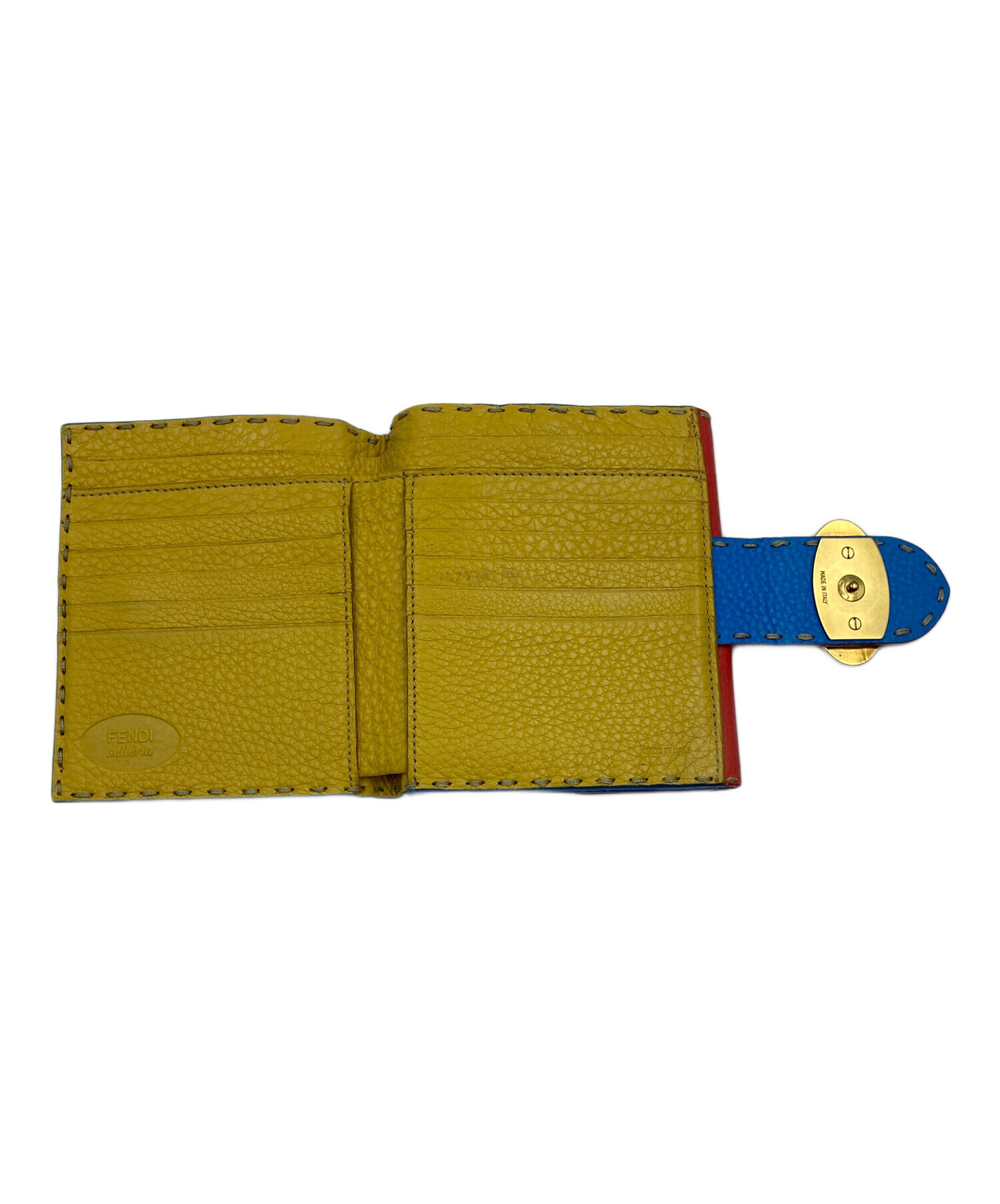 中古・古着通販】FENDI (フェンディ) Wホック財布 セレリア マルチ 