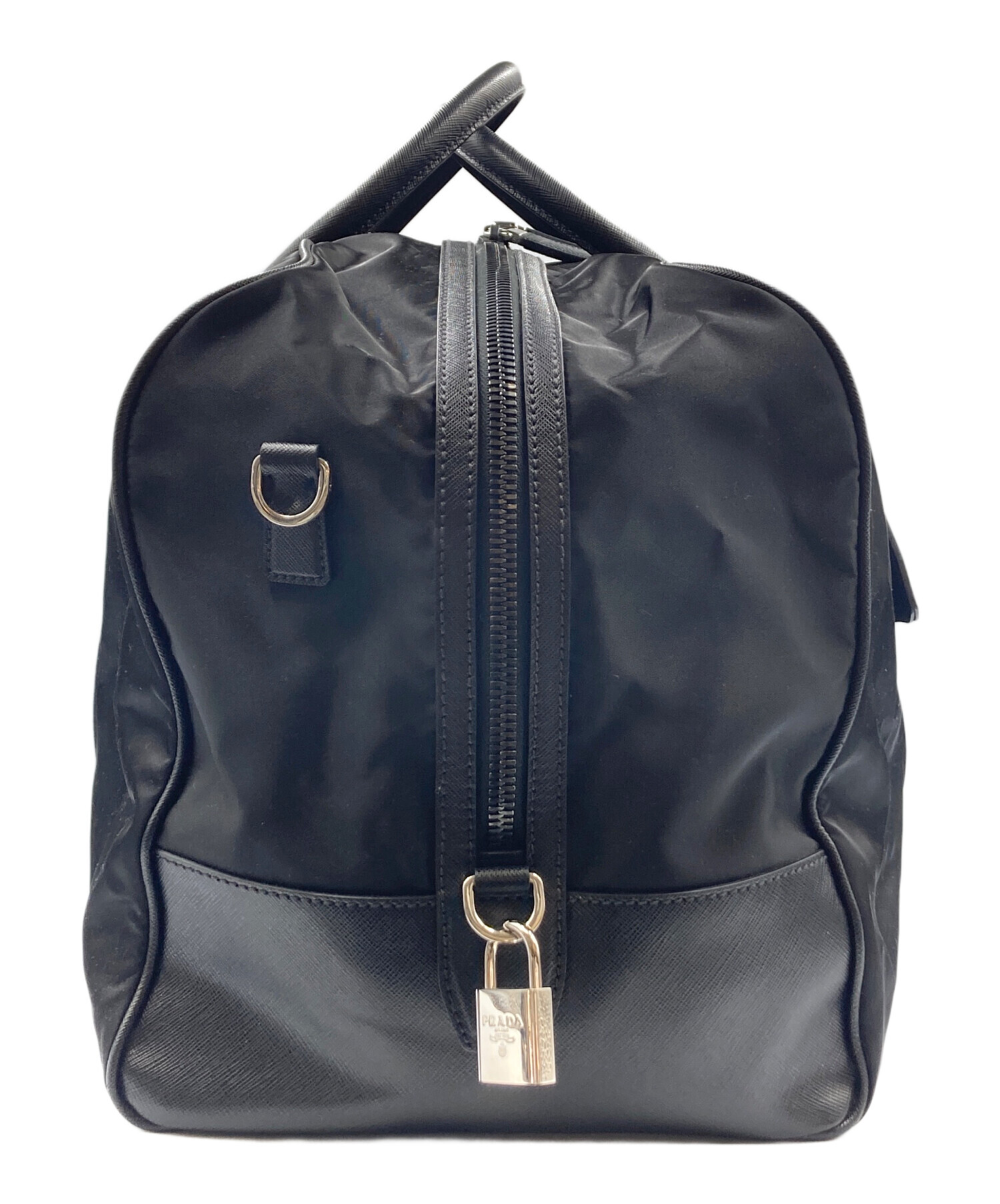 中古・古着通販】PRADA (プラダ) Re-Nylon xサフィアーノレザー