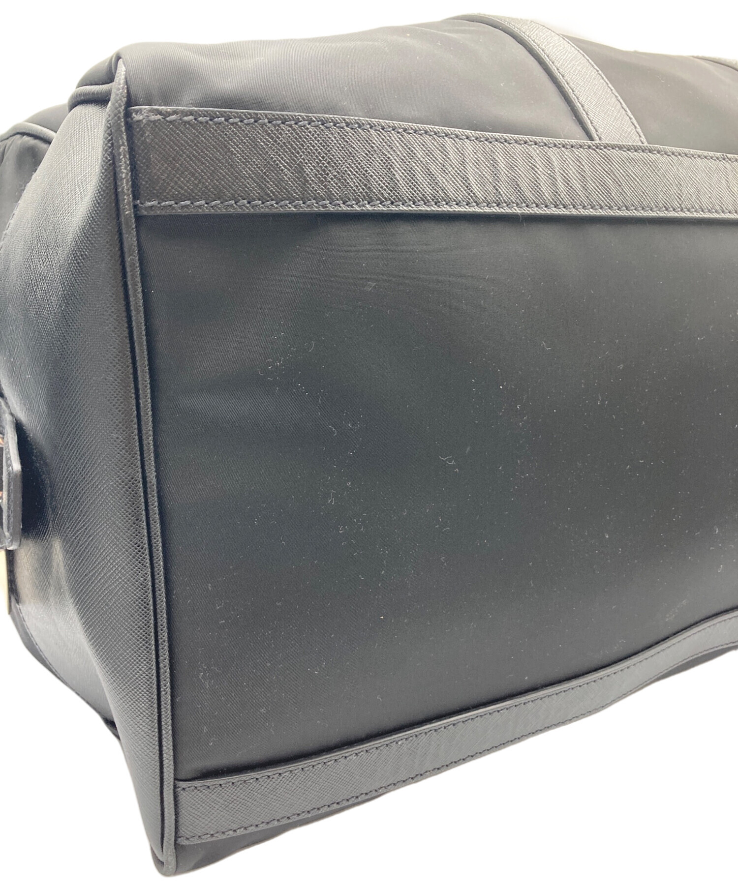 中古・古着通販】PRADA (プラダ) Re-Nylon xサフィアーノレザー