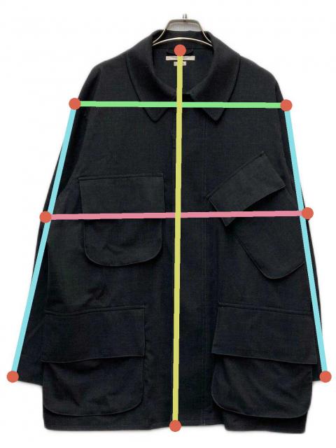 中古・古着通販】BLURHMS (ブラームス) Wool Voile Beacon Jacket