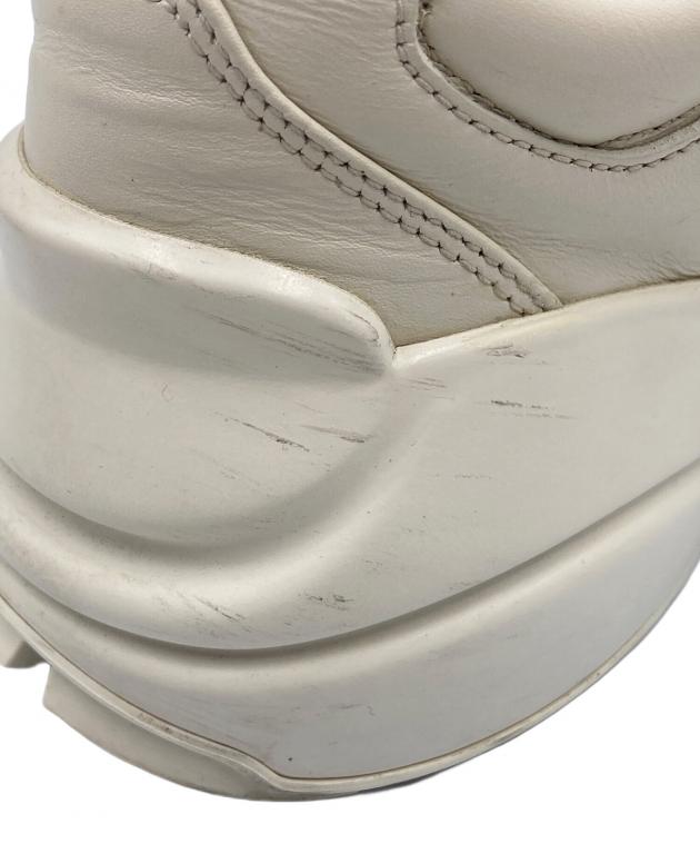 中古・古着通販】GUCCI (グッチ) GGアップルプリントレザースニーカー