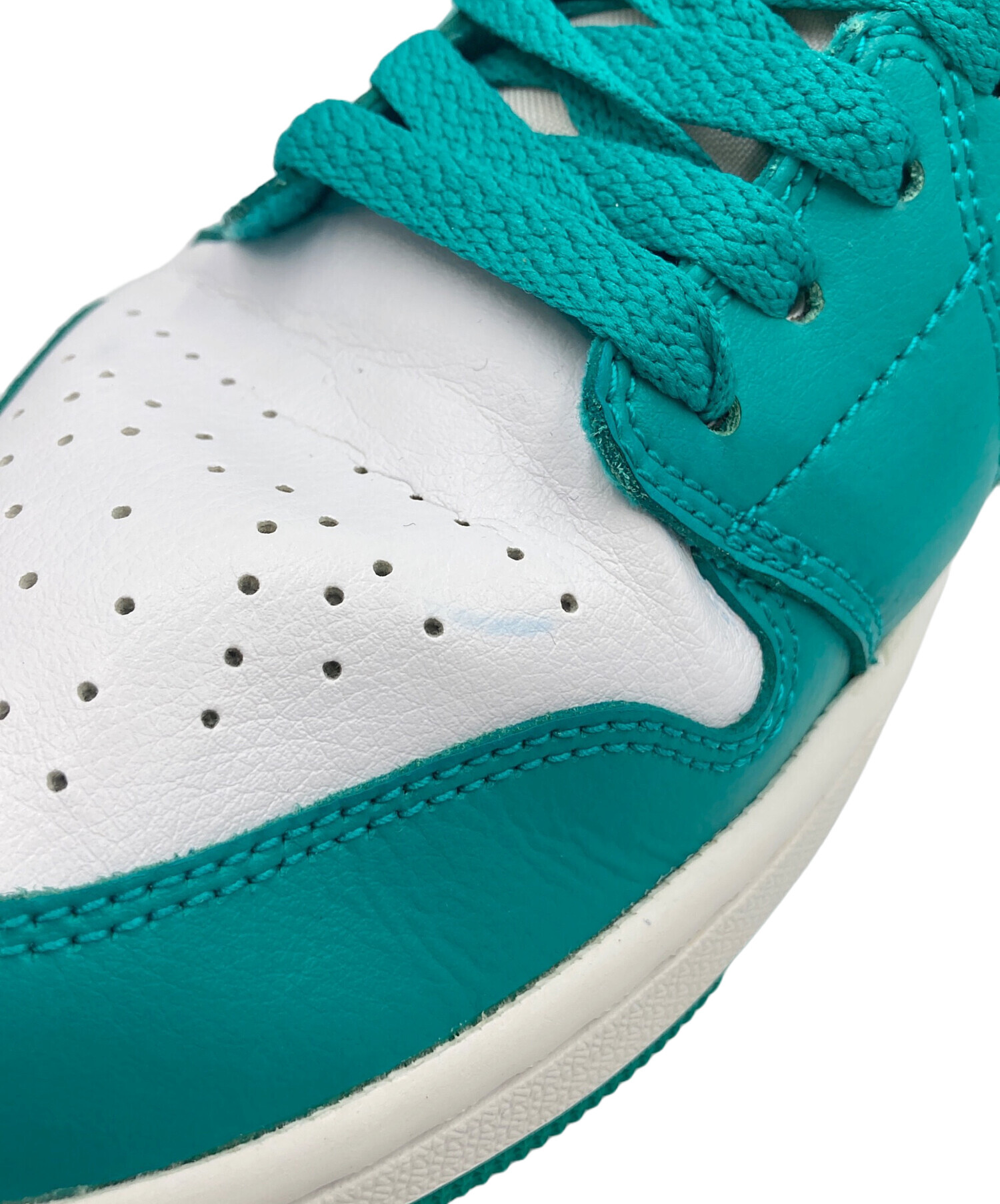 中古・古着通販】NIKE (ナイキ) WMNS AIR JORDAN 1 LOW ターコイズ 