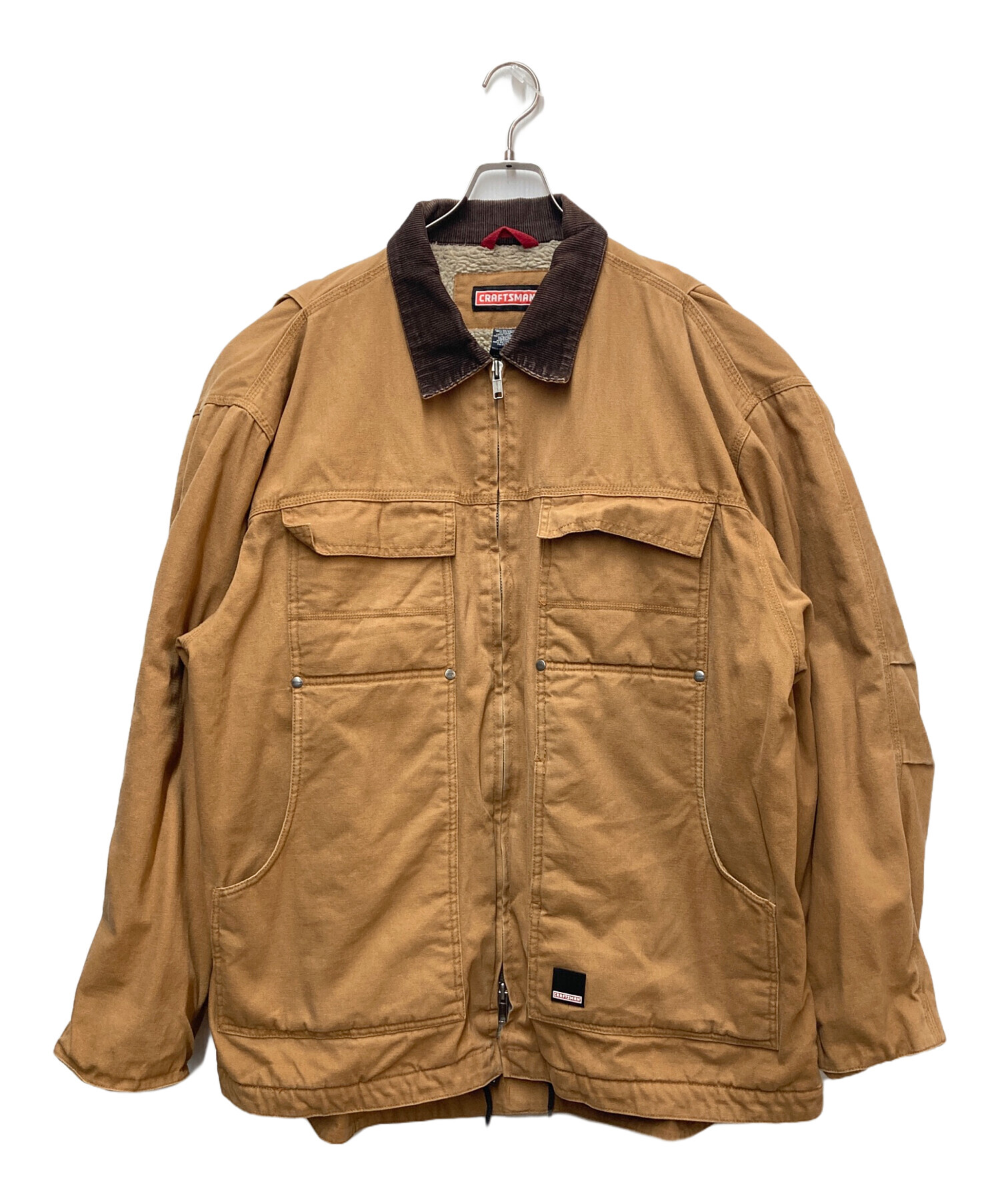 中古・古着通販】CRAFTSMAN (クラフトマン) ダックジャケット ブラウン