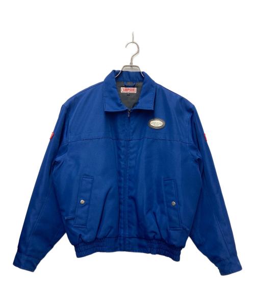 送料込)SIMPSON シンプソン/中綿レーシングジャケット/ネイビー/サイズL 送料込)SIMPSON シンプソン/中綿レーシングジャケット/ネイビー