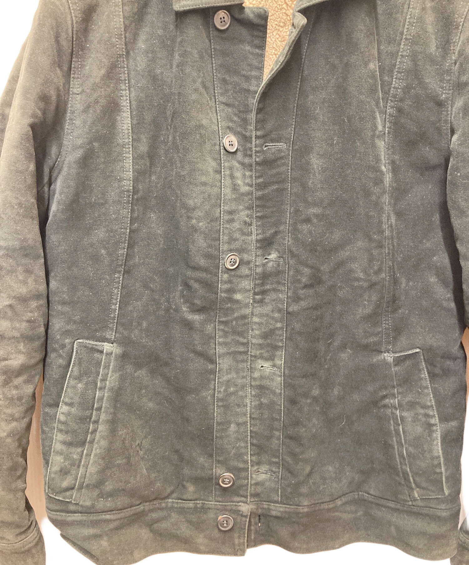 中古・古着通販】A.P.C. (アーペーセー) 裏ボアベロアジャケット 
