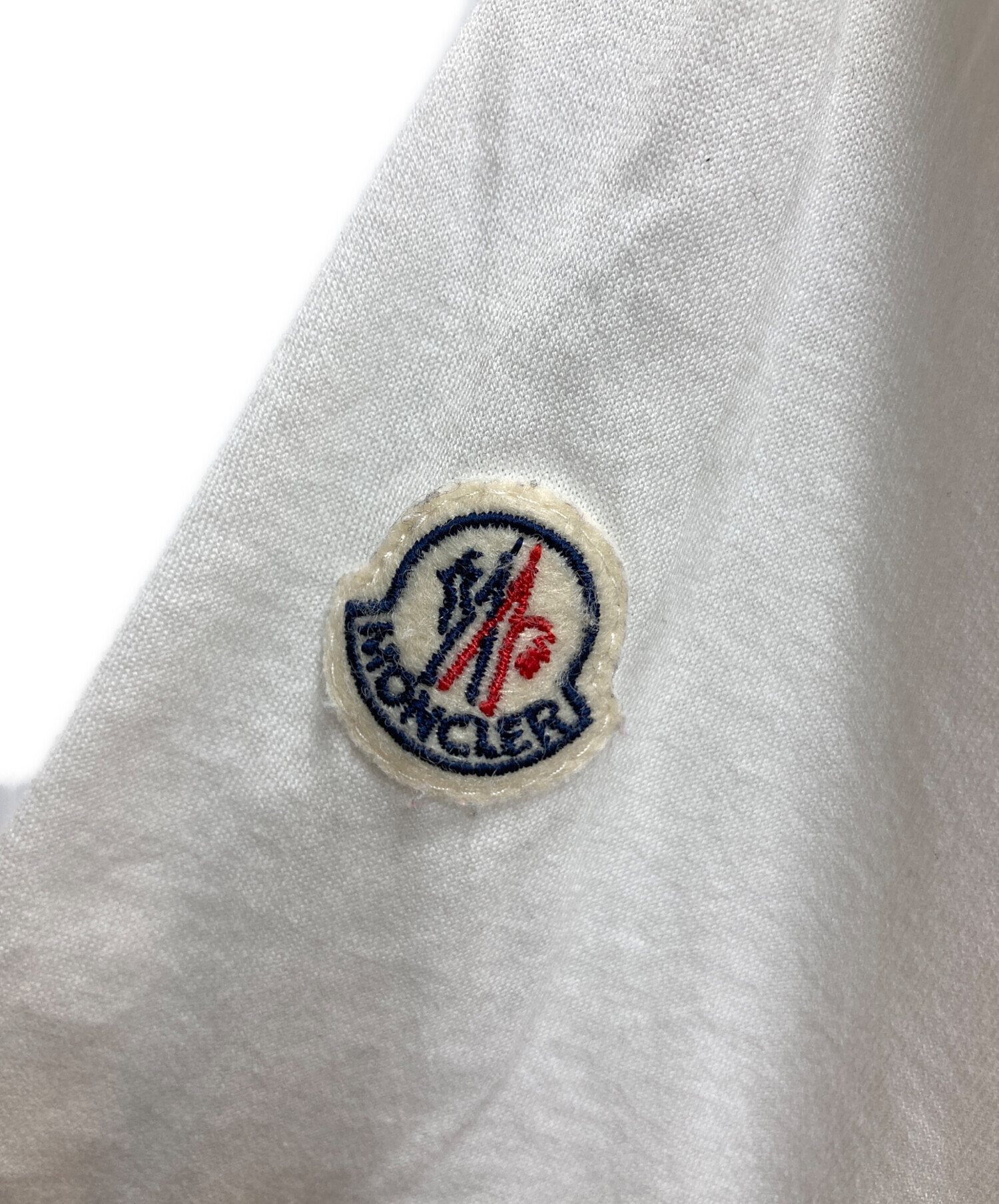 中古・古着通販】MONCLER (モンクレール) ポケットTシャツ ホワイト 