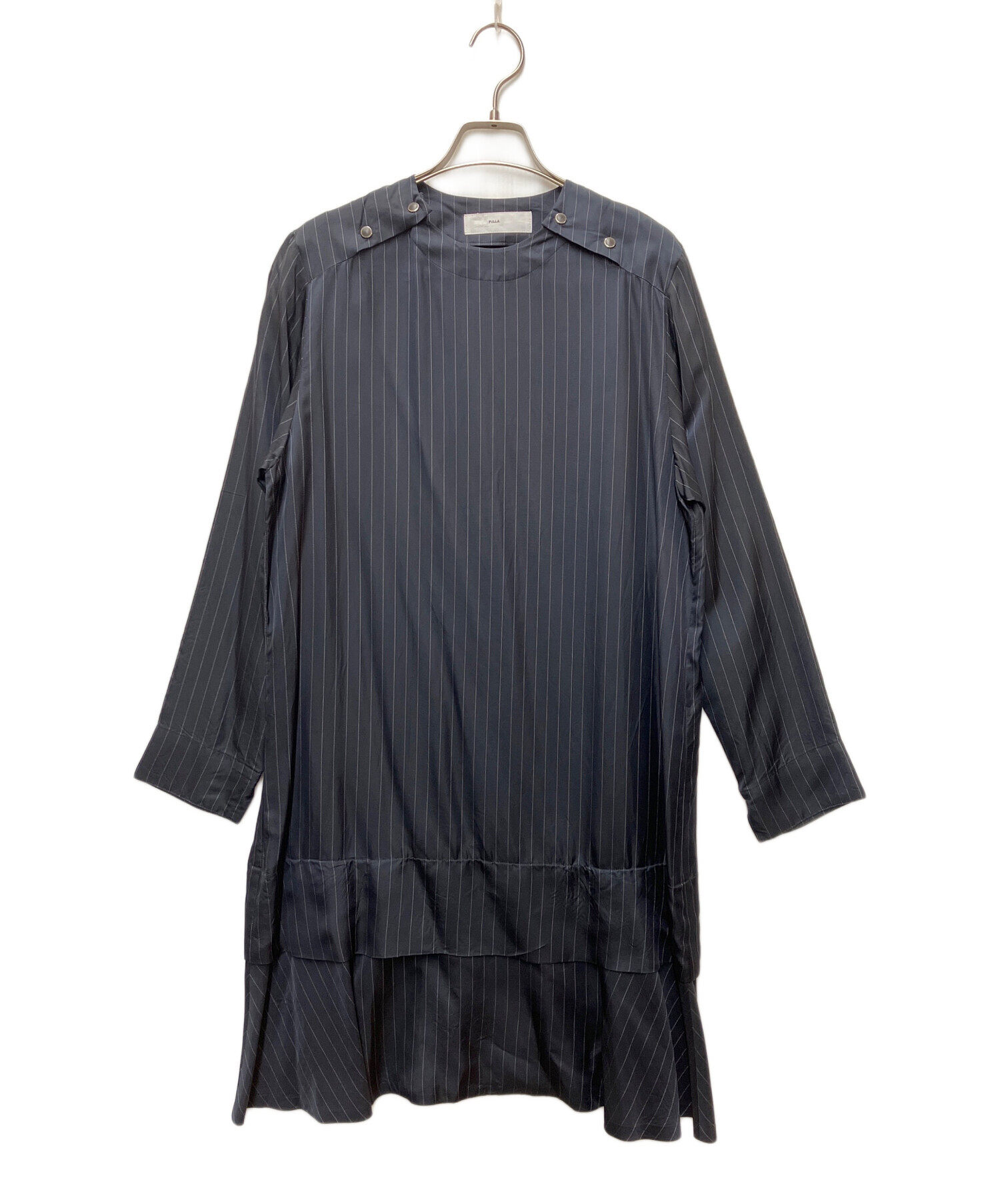 TOGA トーガ ワンピース レディース 【古着】【中古】 中古・古着通販】TOGA PULLA (トーガ プルラ) 長袖ワンピース ネイビー