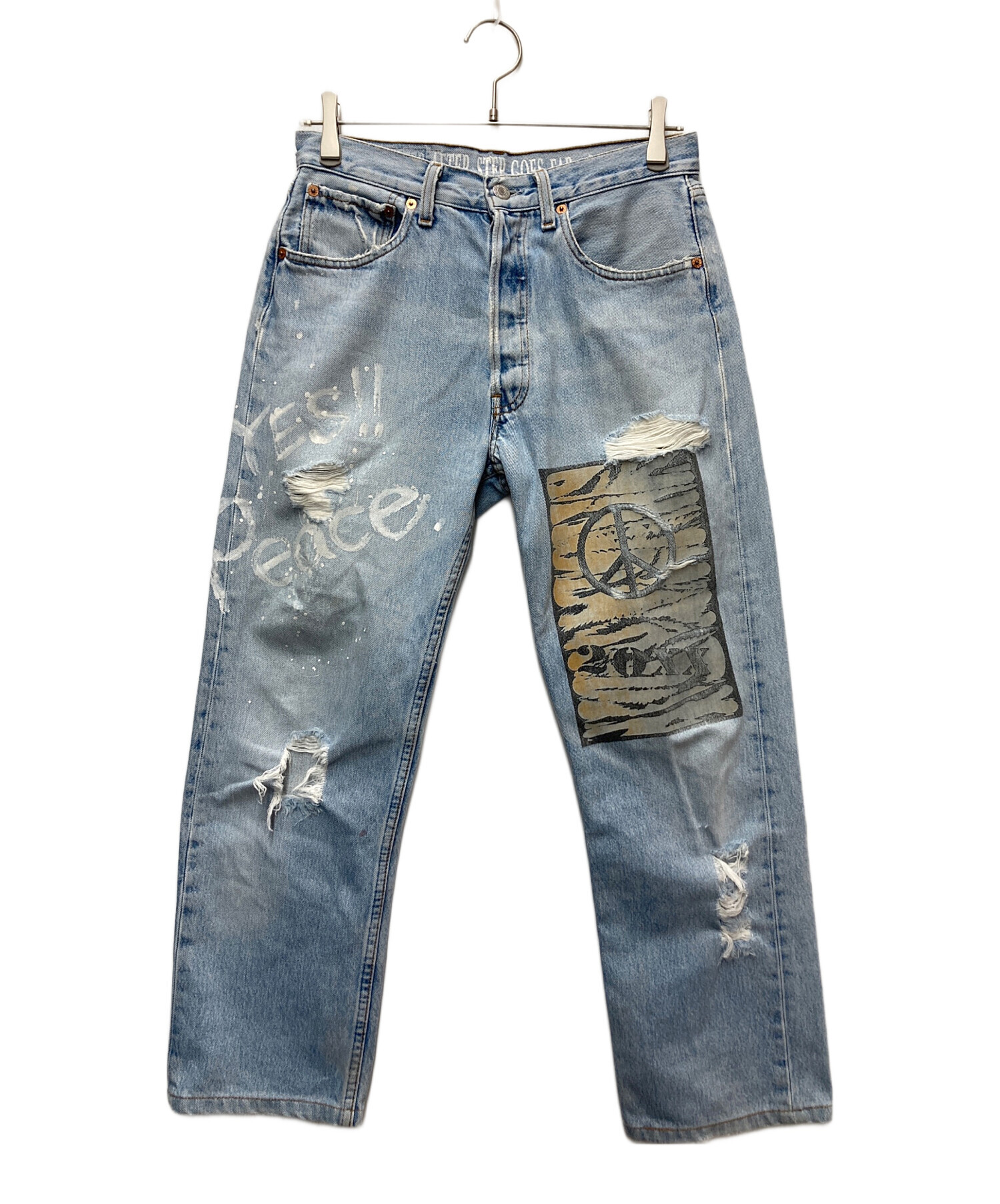 ユーロリーバイス 中古・古着通販】LEVI'S (リーバイス) ダメージ加工プリント
