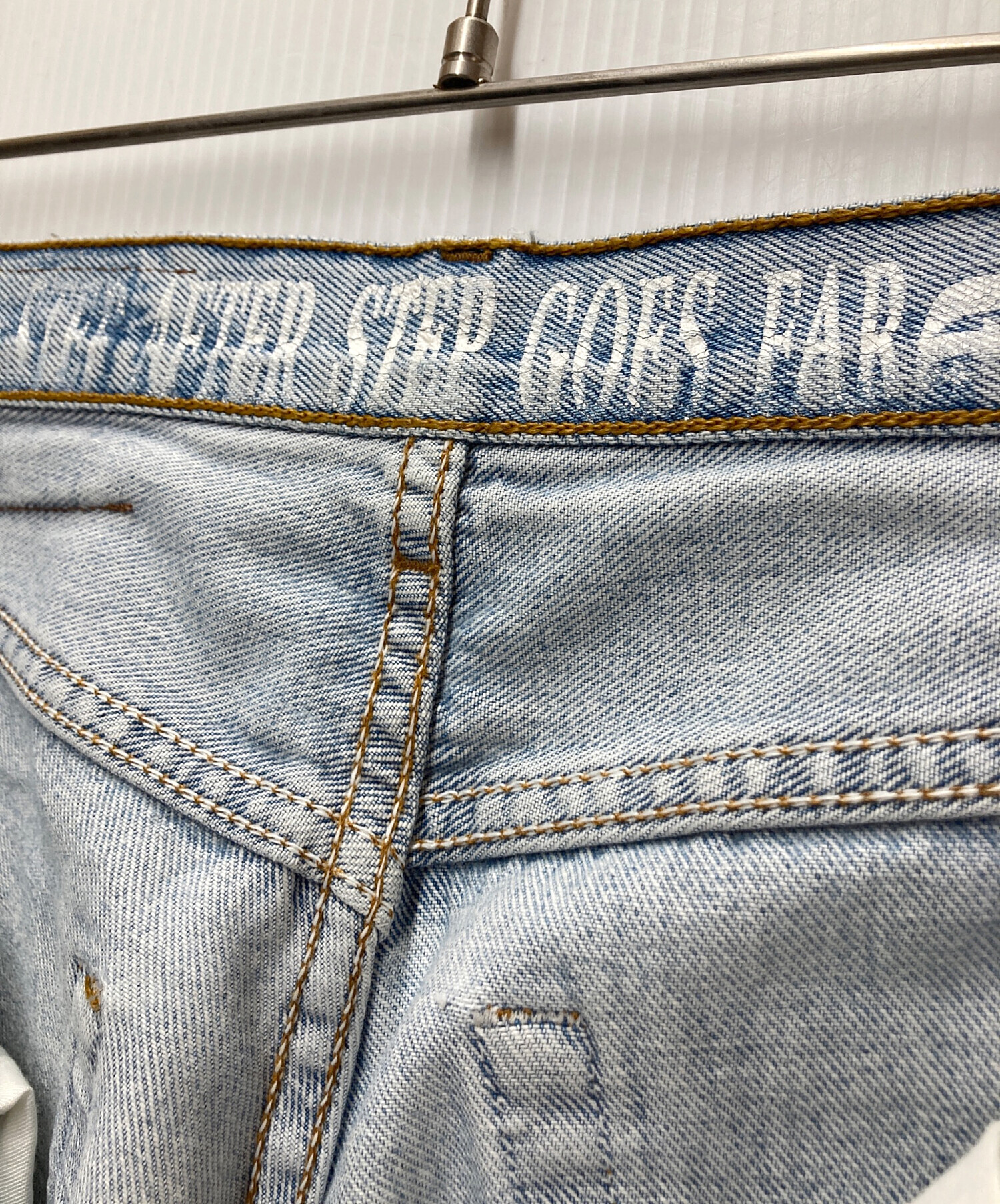 中古・古着通販】LEVI'S (リーバイス) ダメージ加工プリントデニム