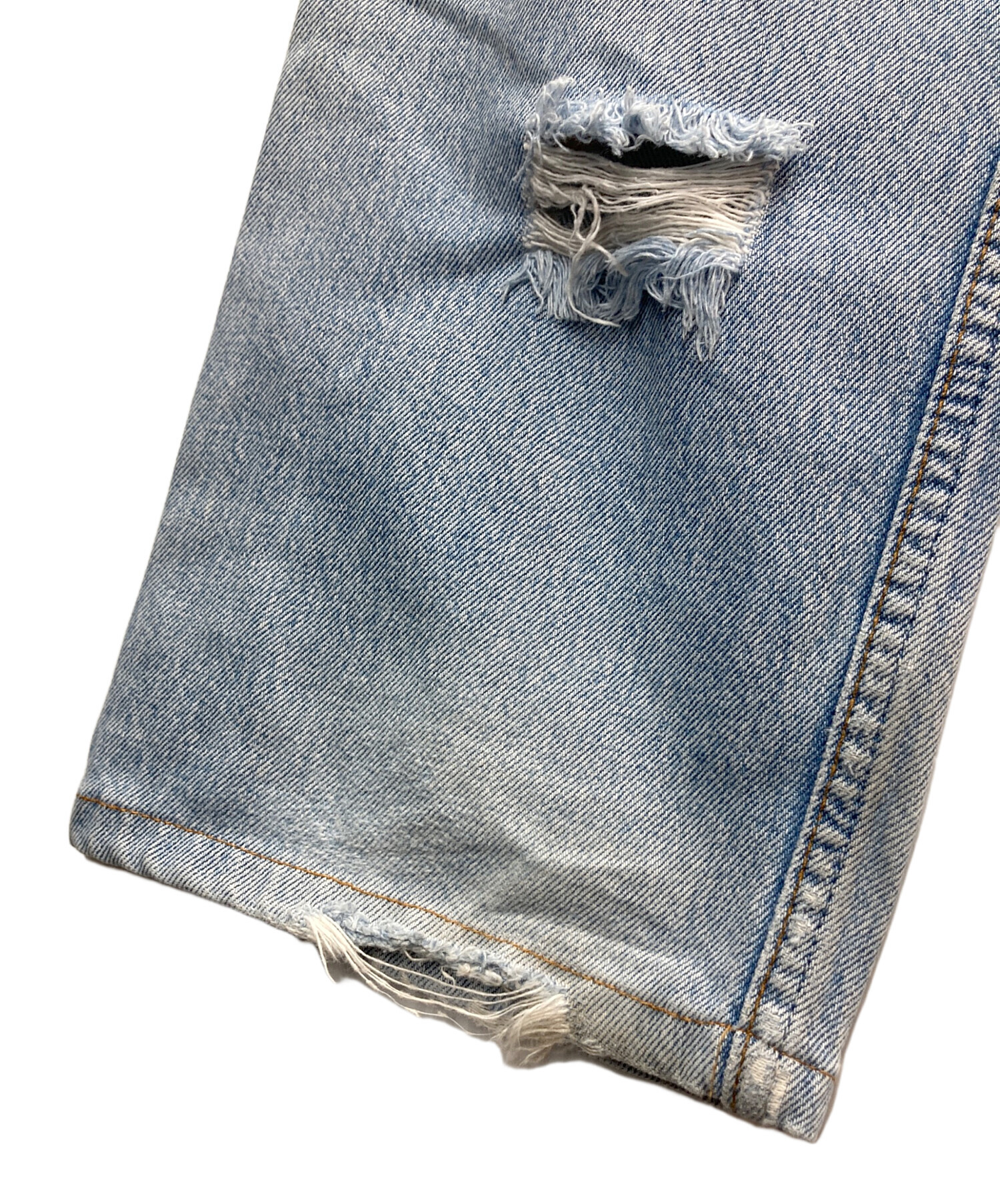 中古・古着通販】LEVI'S (リーバイス) ダメージ加工プリントデニム